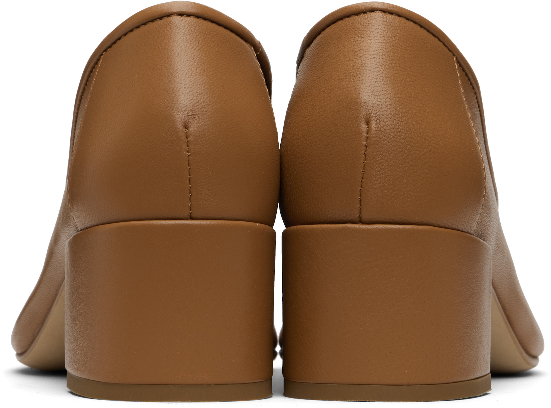 BY FAR - Chaussures à talon Prudence 45 brun clair