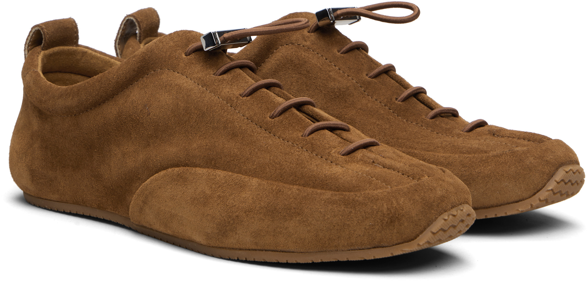 BY FAR - Baskets Prudent brun clair