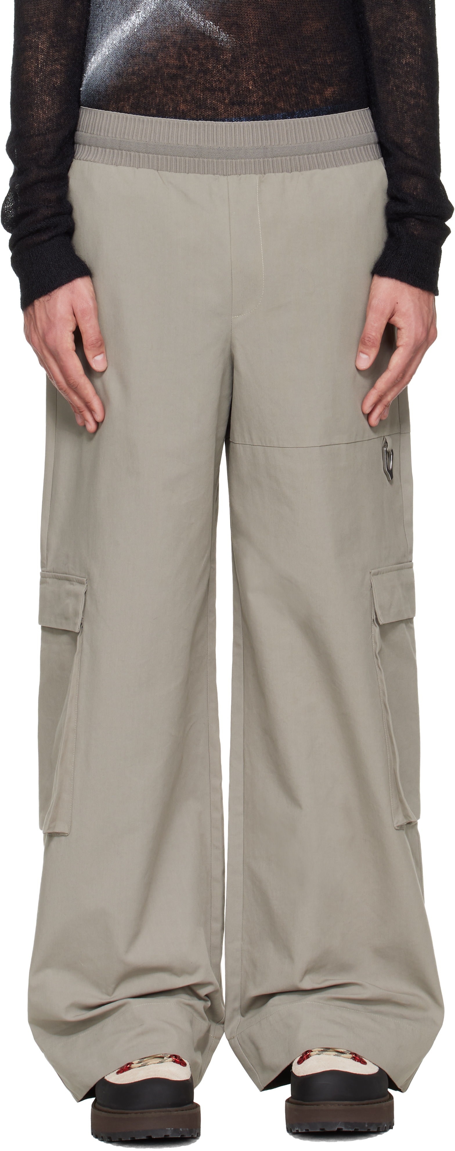 HELIOT EMIL - Pantalon cargo Pulsar vert