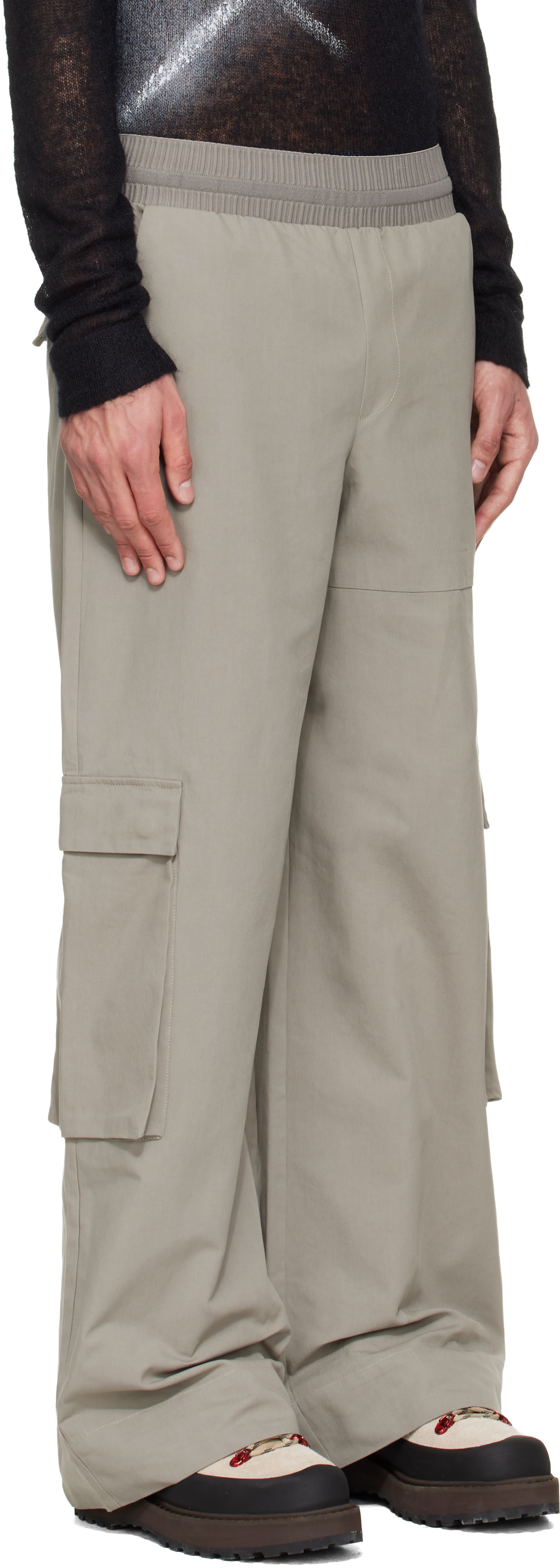 HELIOT EMIL - Pantalon cargo Pulsar vert