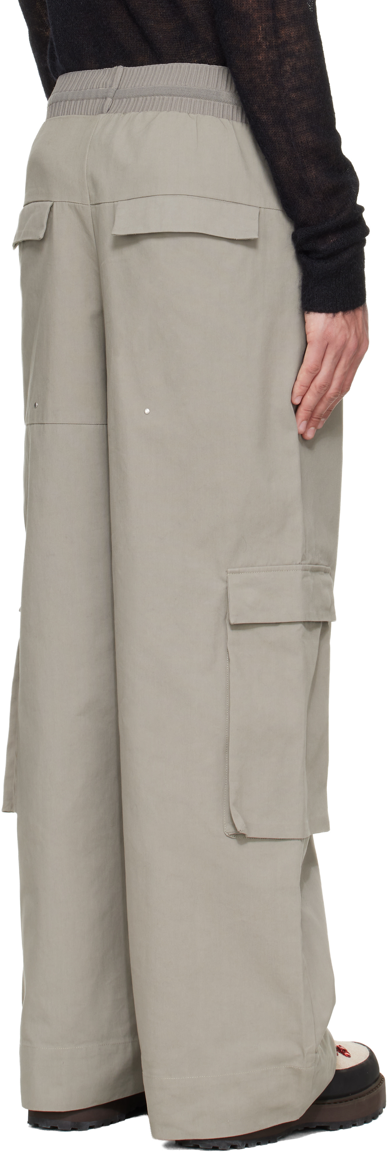 HELIOT EMIL - Pantalon cargo Pulsar vert