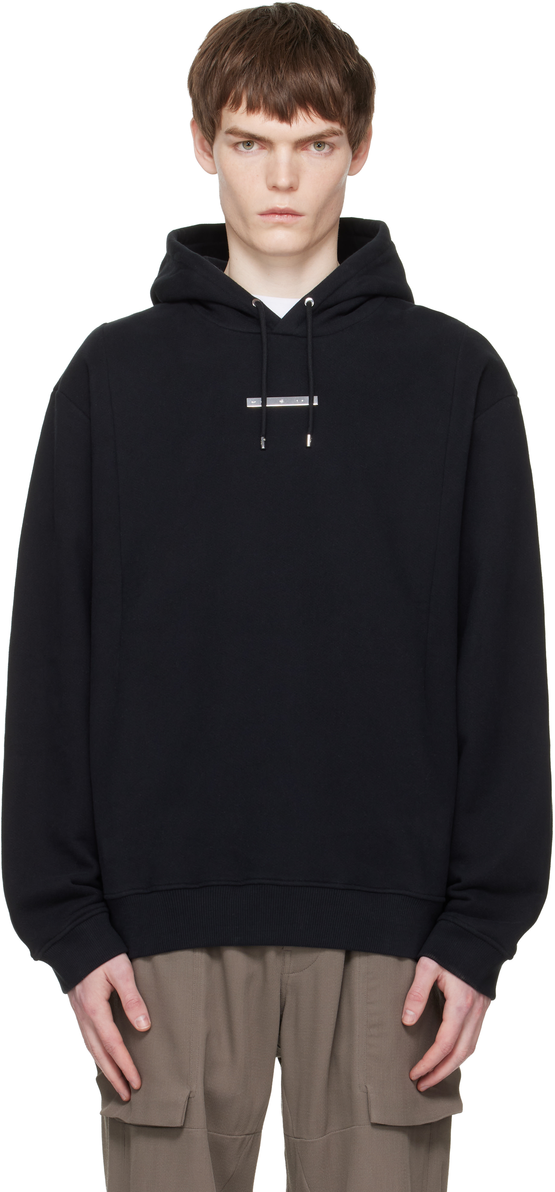 HELIOT EMIL - Pull à capuche Astrape noir
