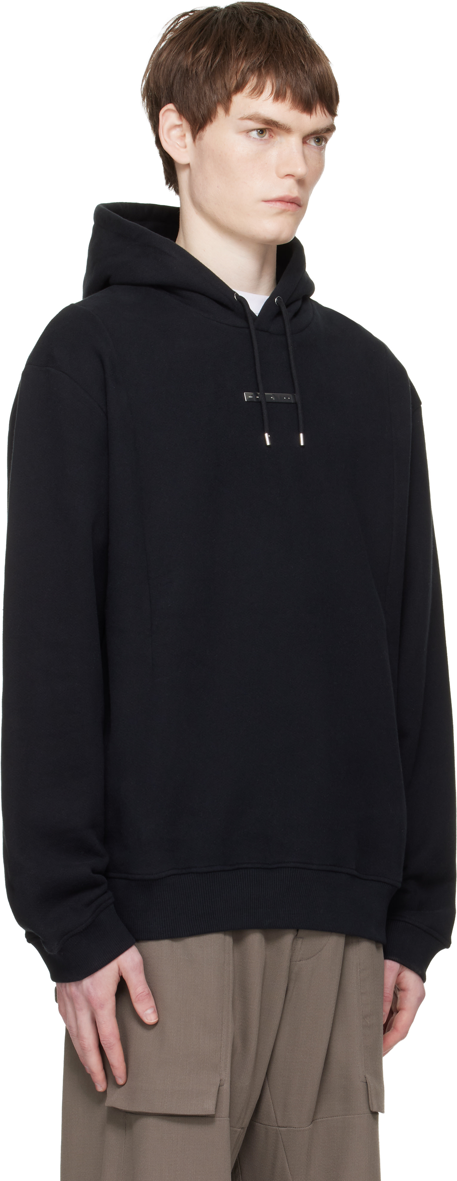 HELIOT EMIL - Pull à capuche Astrape noir