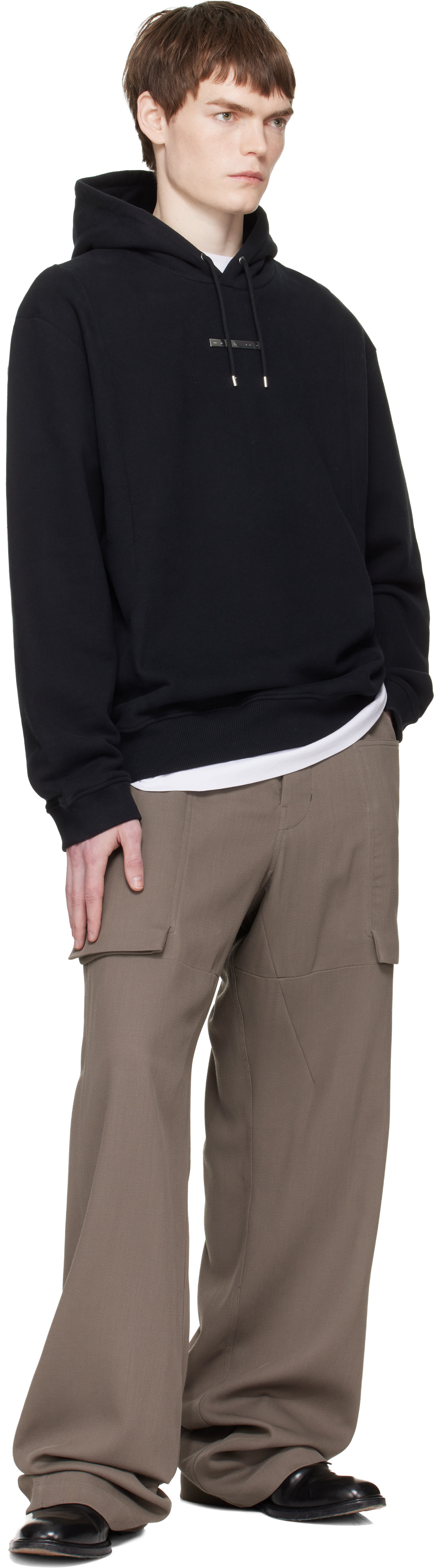 HELIOT EMIL - Pull à capuche Astrape noir