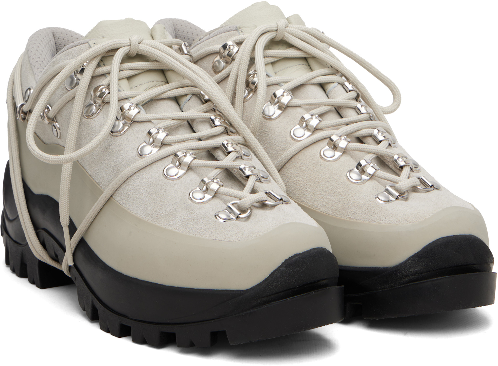 HELIOT EMIL: Gray Hiking Boots | SSENSE United Kingdom