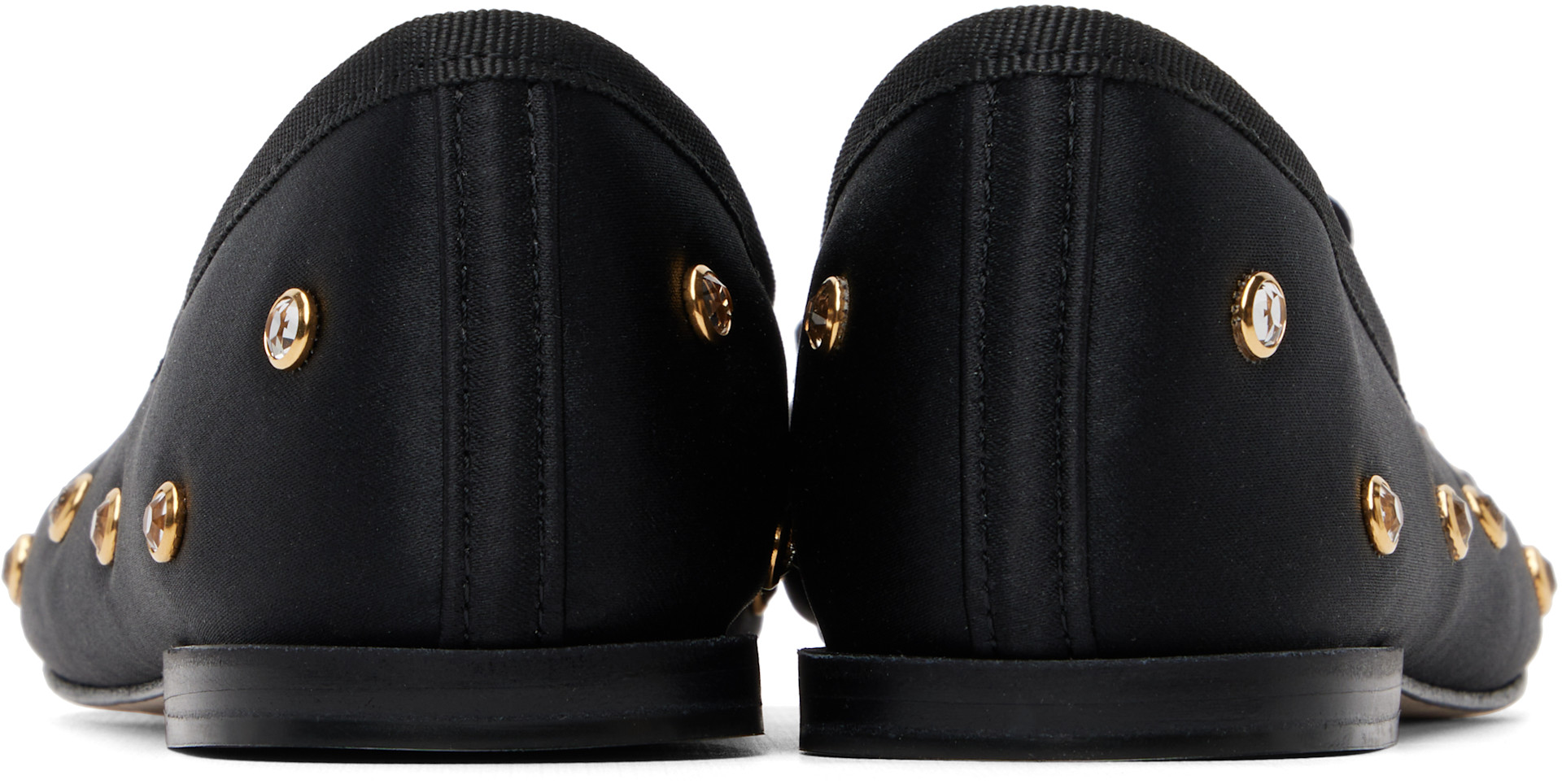 Repetto: ブラック Cendrillon バレエシューズ | SSENSE 日本