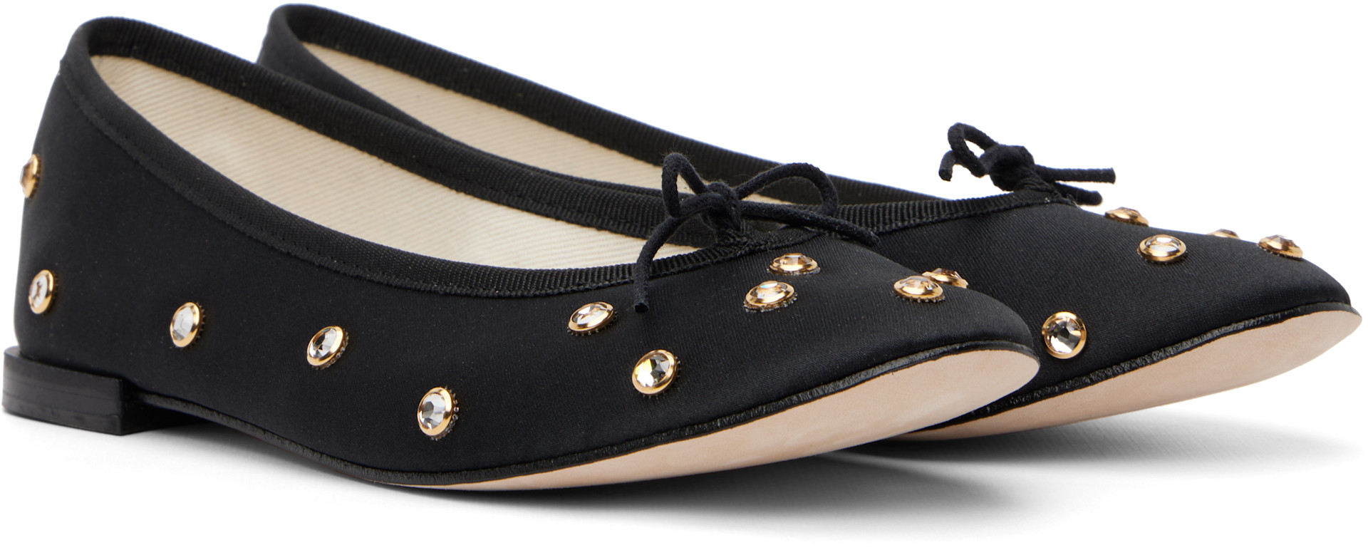 Repetto: ブラック Cendrillon バレエシューズ | SSENSE 日本