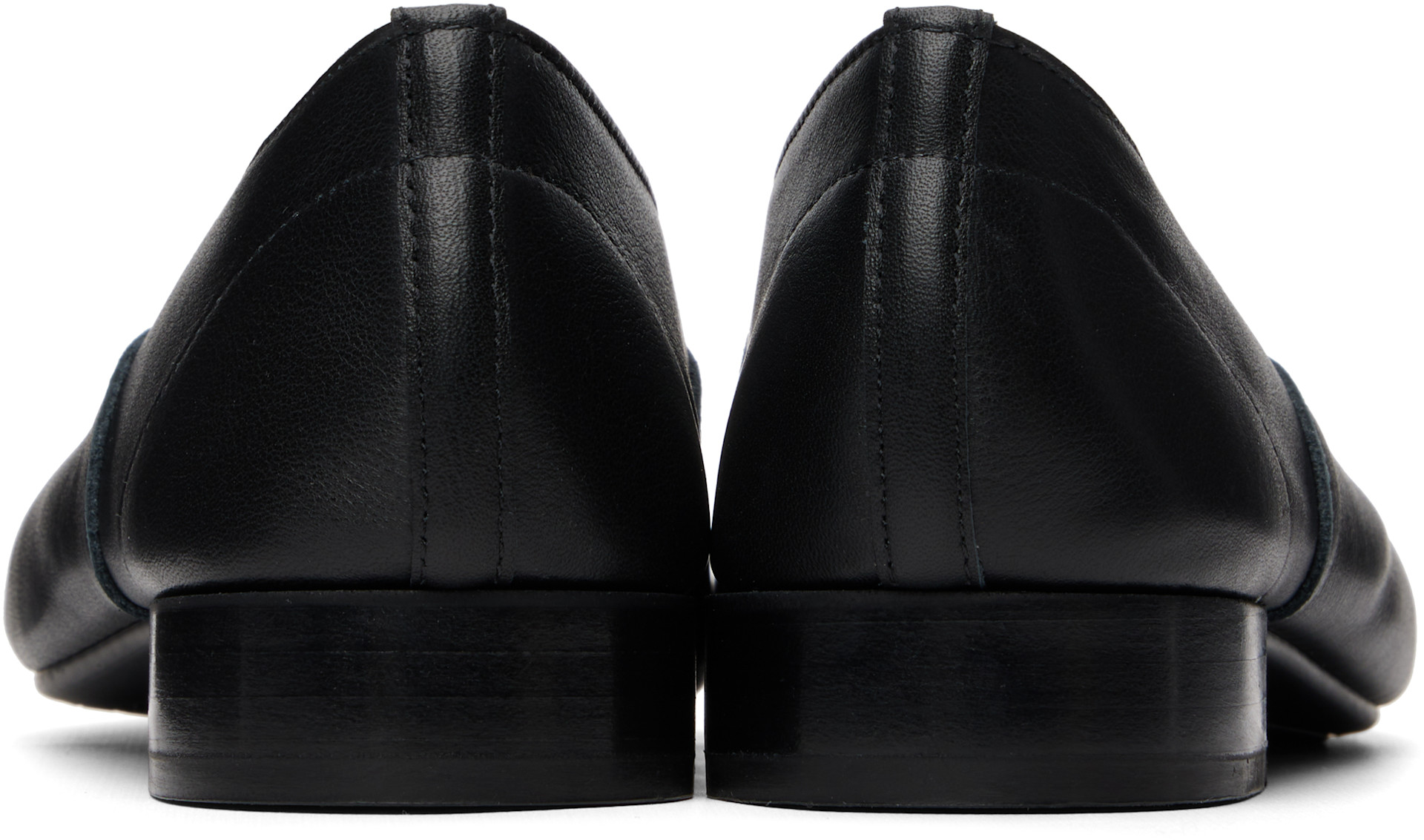 Repetto: ブラック Olympe バレエシューズ | SSENSE 日本