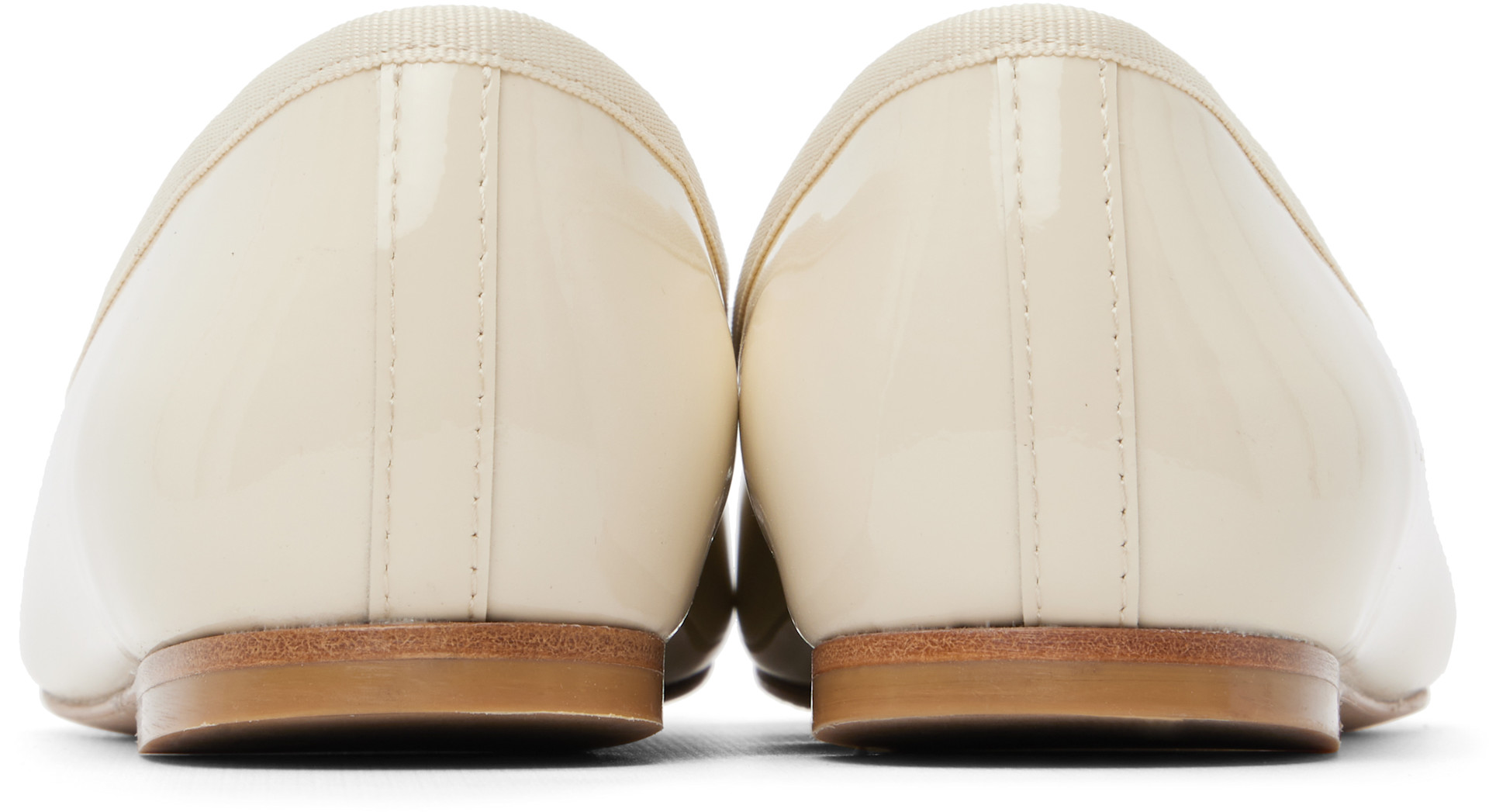 Repetto: オフホワイト Cendrillon Pointed-Toe バレエシューズ