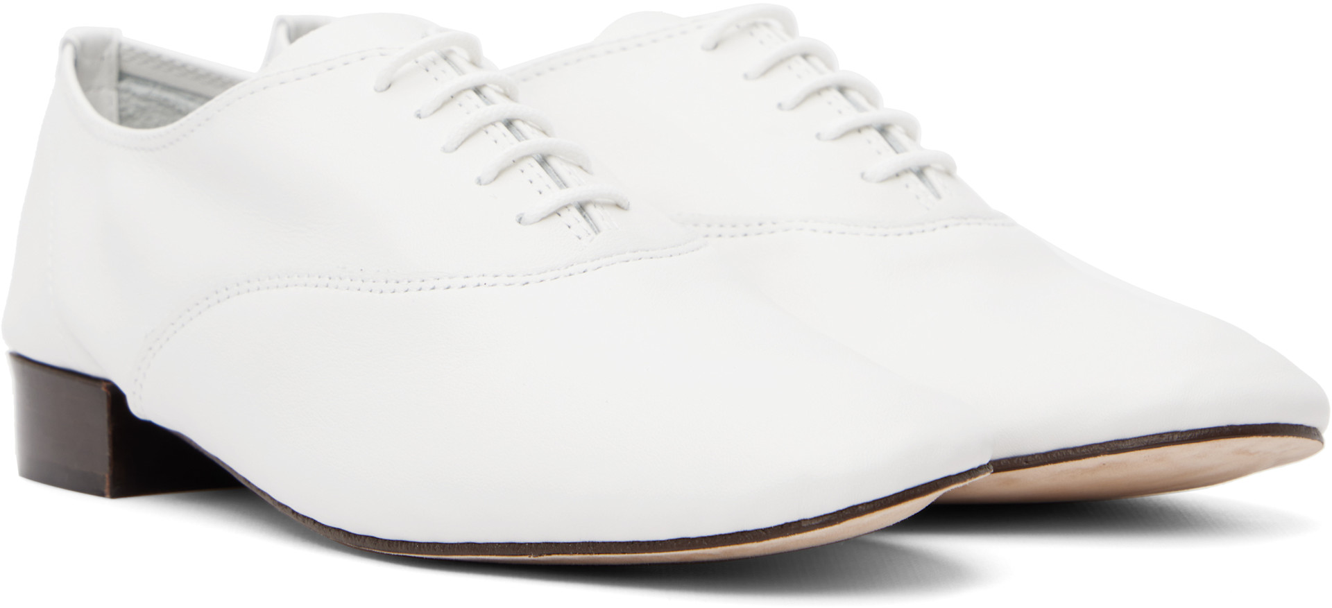 Repetto: White Zizi Oxfords | SSENSE