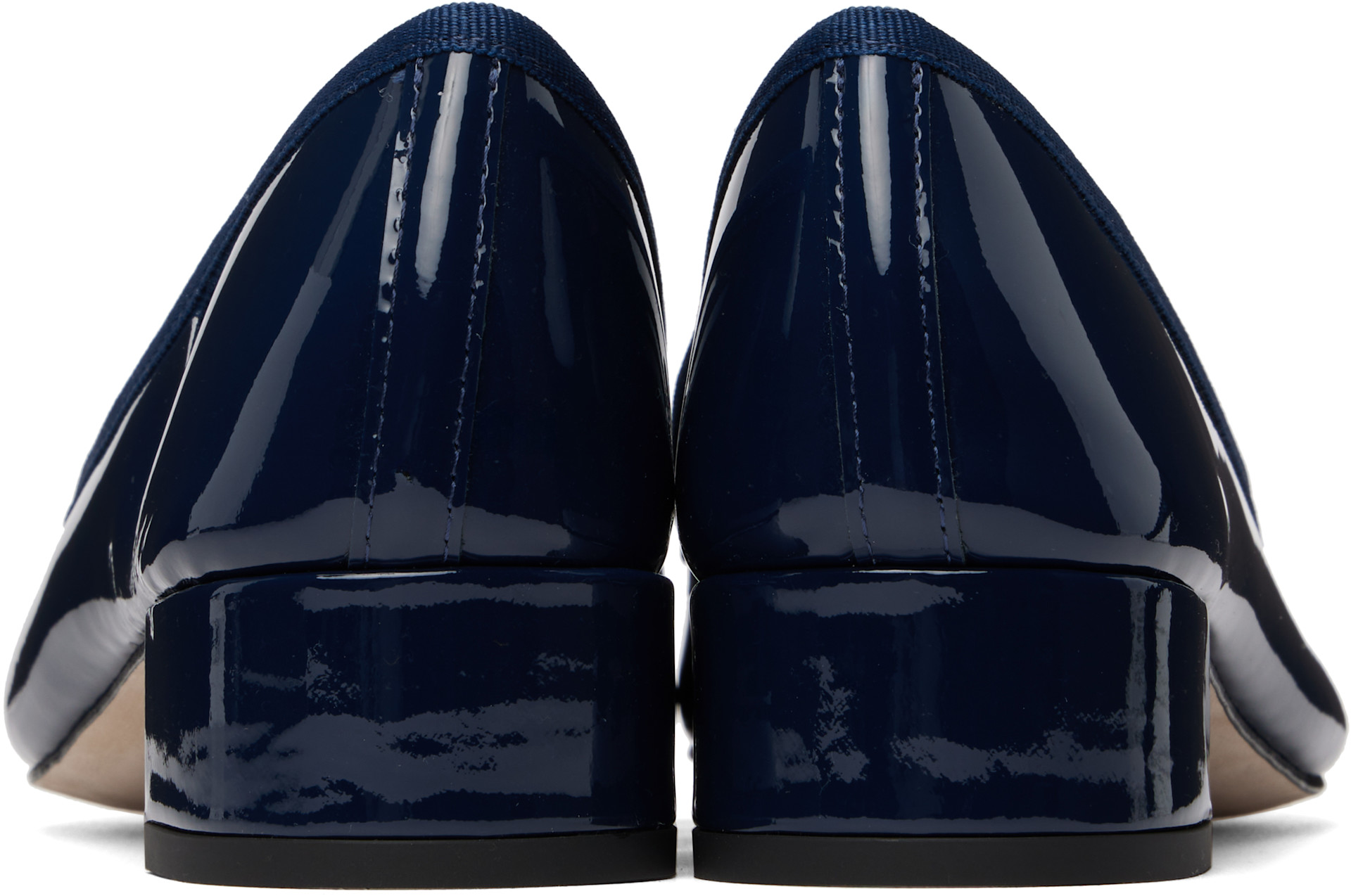 Repetto: Navy Camille Heels | SSENSE