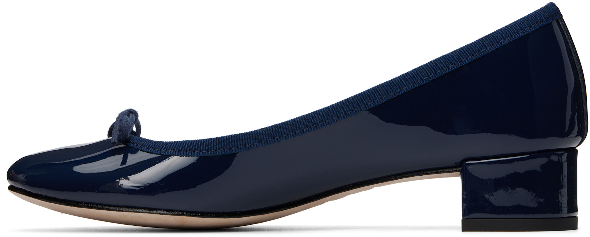 Repetto: Navy Camille Heels | SSENSE