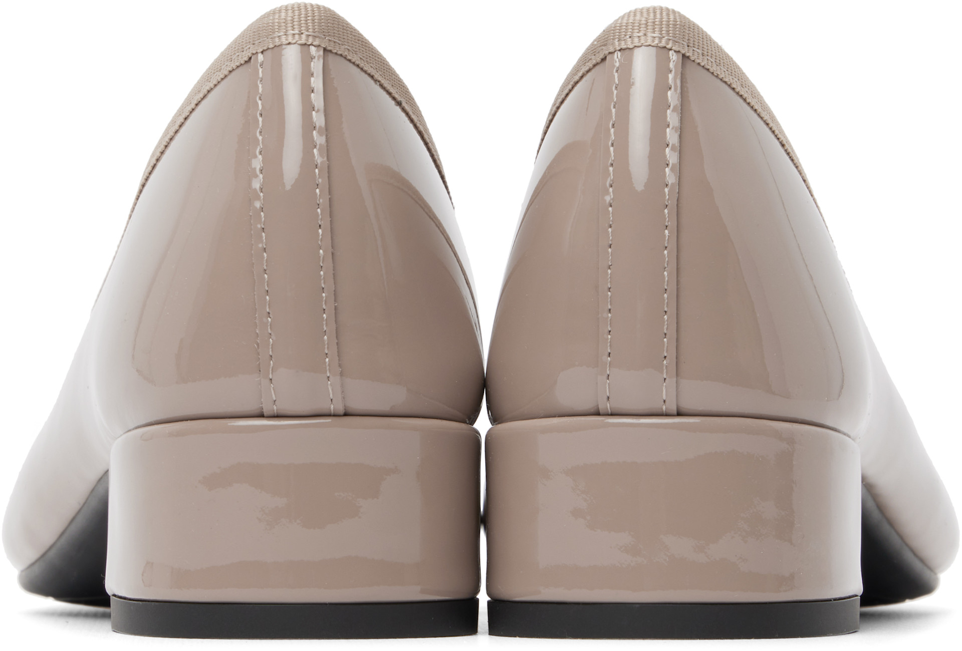Repetto: Taupe Camille Rubber-Sole Heels | SSENSE