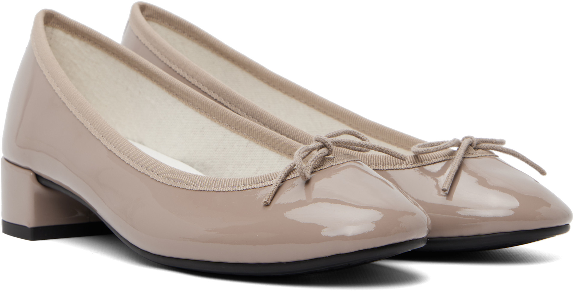 Repetto: Taupe Camille Rubber-Sole Heels | SSENSE