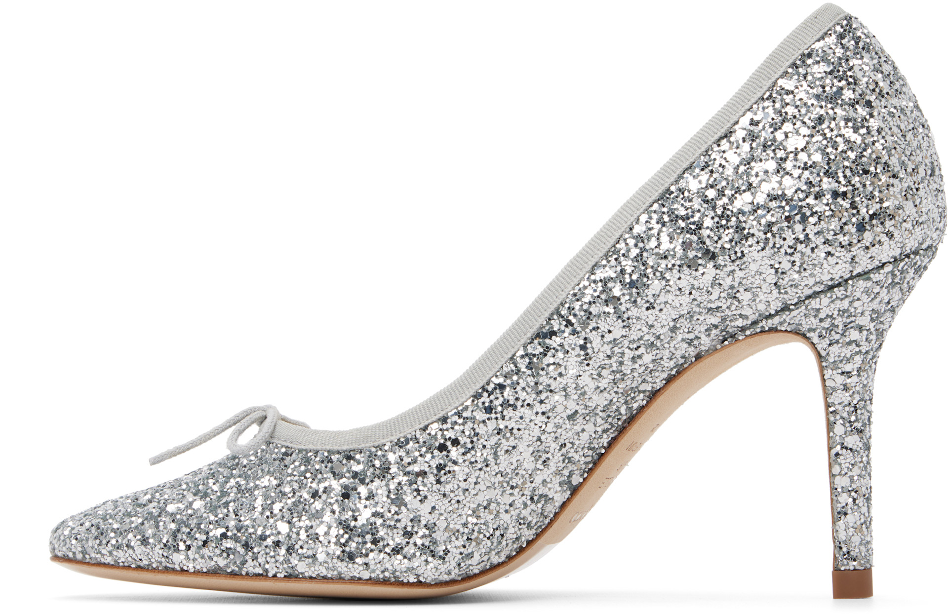 Repetto - Chaussures à talon Cendrillon argentées