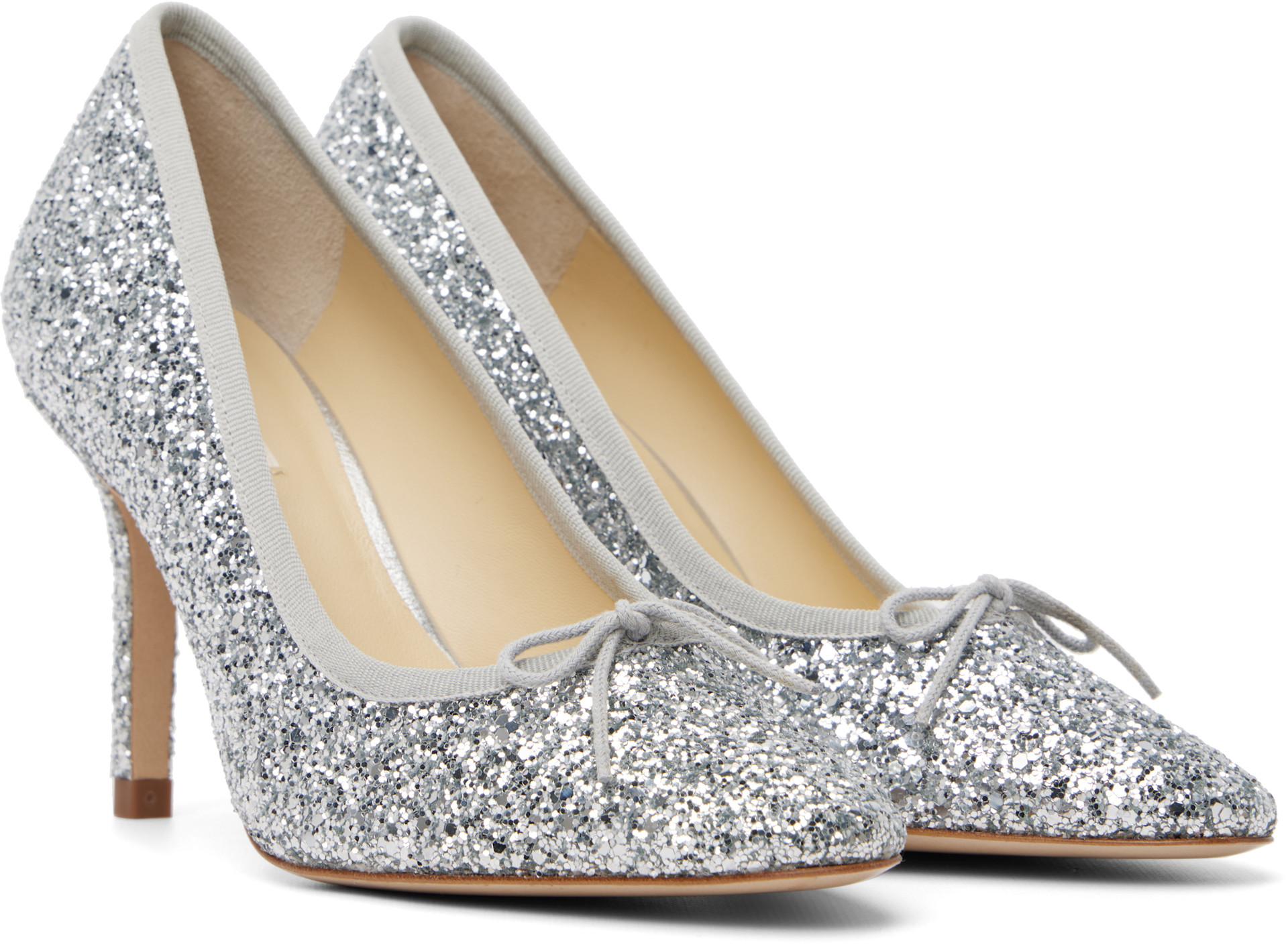 Repetto - Chaussures à talon Cendrillon argentées
