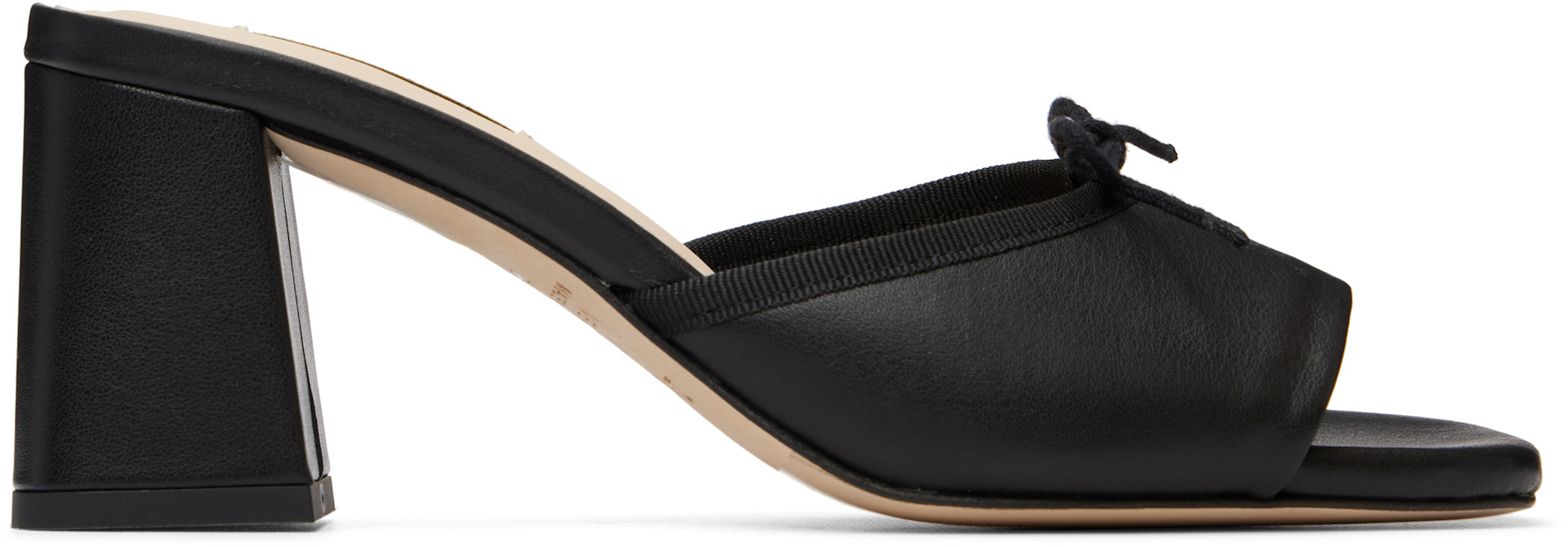 Repetto: Black Jordana 60 Heeled Sandals | SSENSE