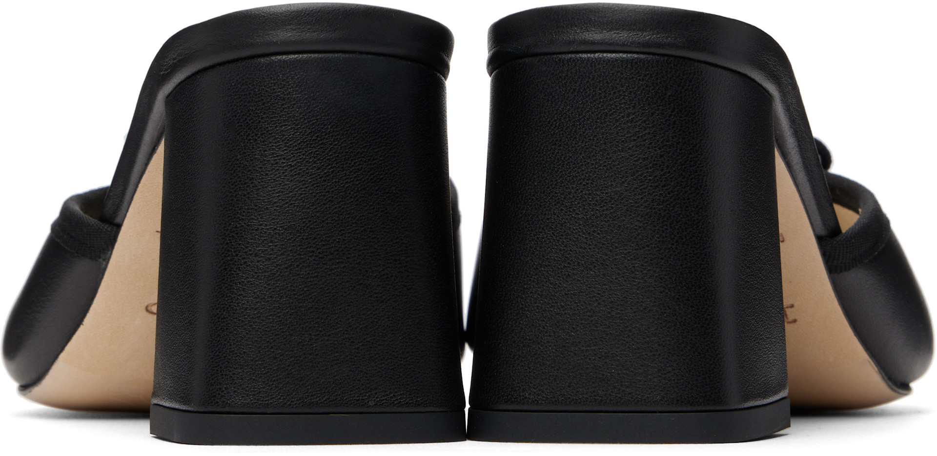 Repetto: Black Jordana 60 Heeled Sandals | SSENSE
