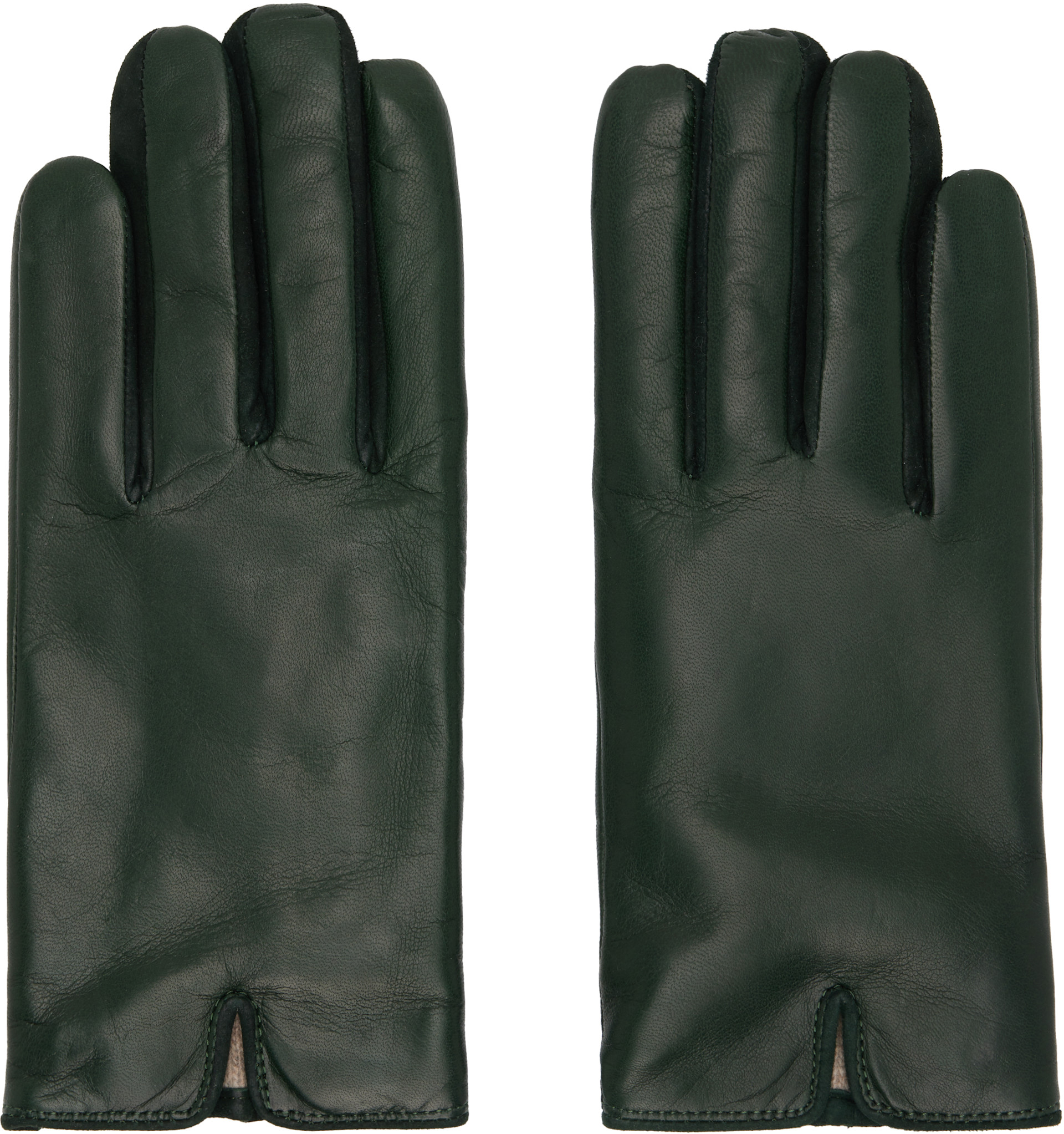 Handsome Stockholm - SSENSE Exclusive Green Essentials Gloves