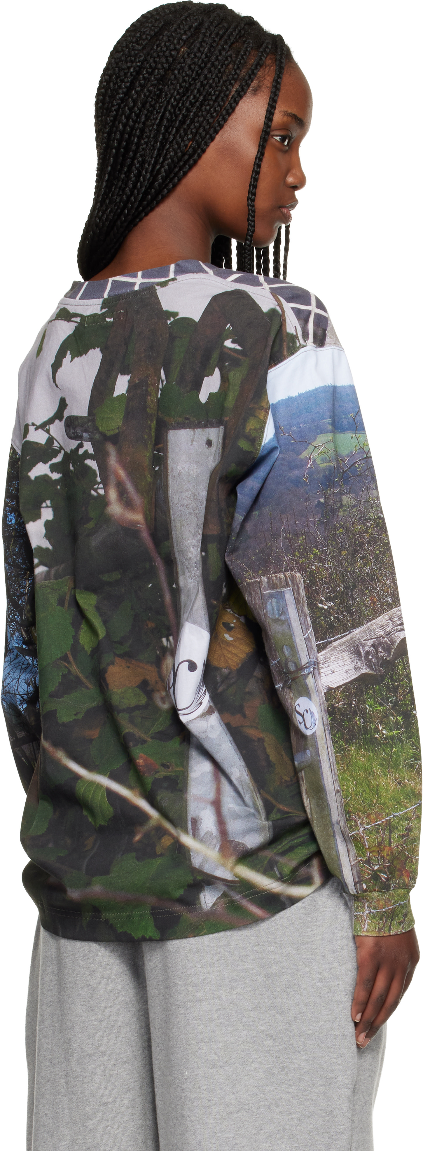 Stefan Cooke: Multicolor Country View Long Sleeve T-shirt | SSENSE