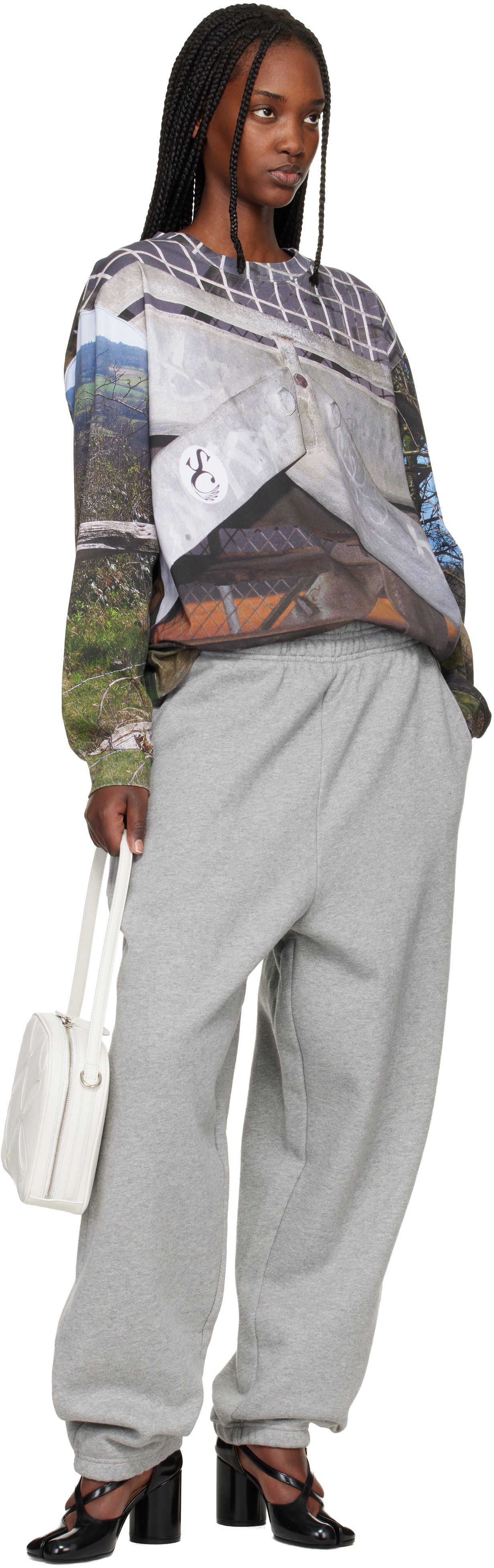 Stefan Cooke: Multicolor Country View Long Sleeve T-shirt | SSENSE