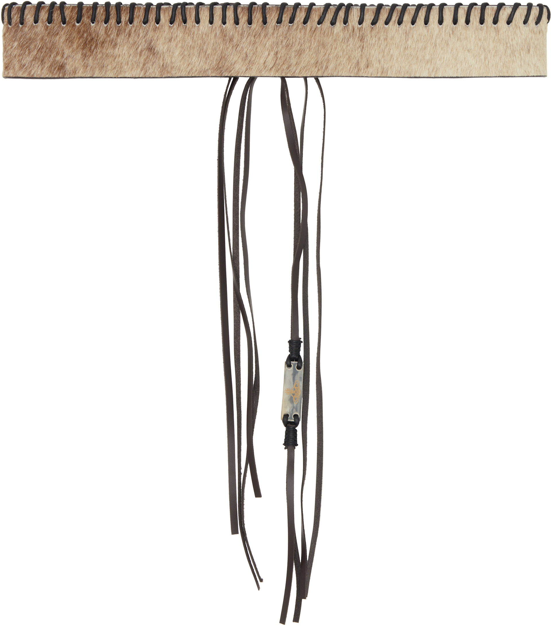Vivienne Westwood: ブラウン Tassel Tie ベルト | SSENSE 日本