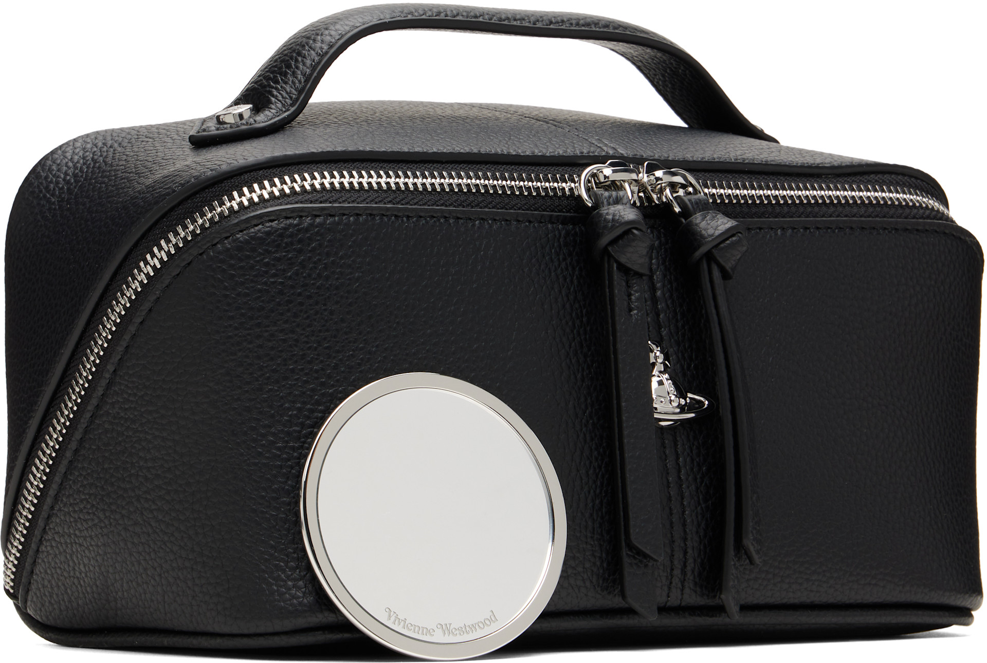 Vivienne Westwood: Black Grain Cosmetic Case | SSENSE