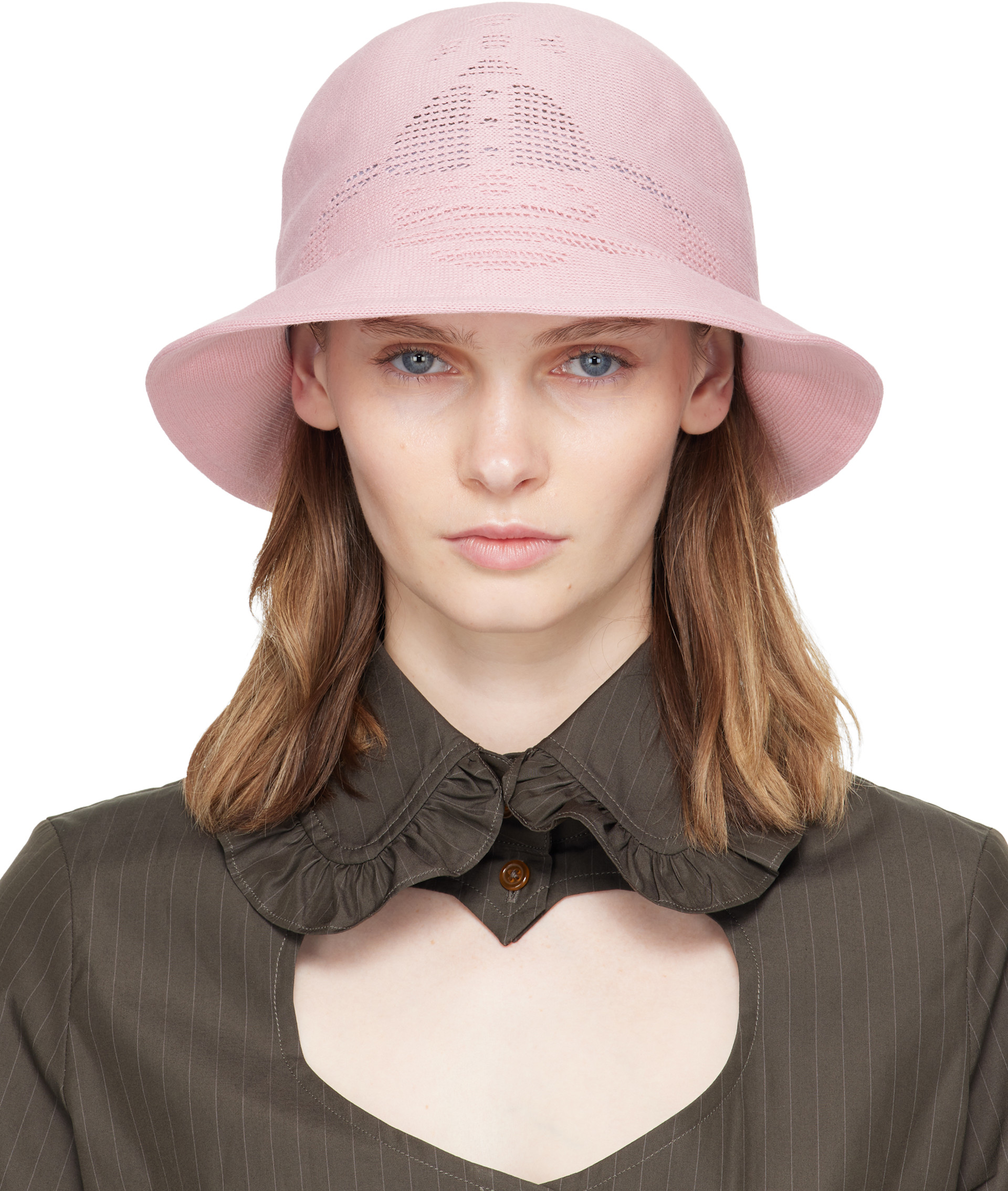 Vivienne Westwood: ピンク Thermo バケットハット | SSENSE 日本