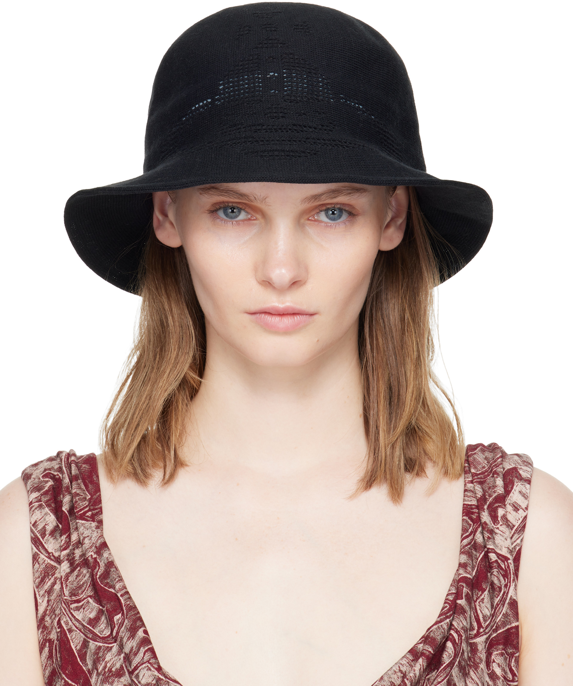 Vivienne Westwood: Black Thermo Bucket Hat | SSENSE