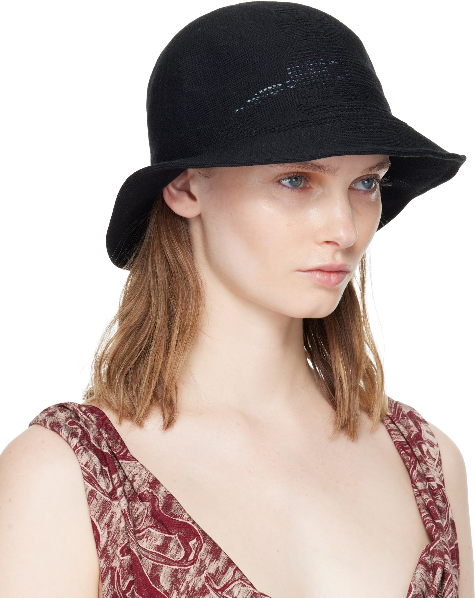 Vivienne Westwood: Black Thermo Bucket Hat | SSENSE