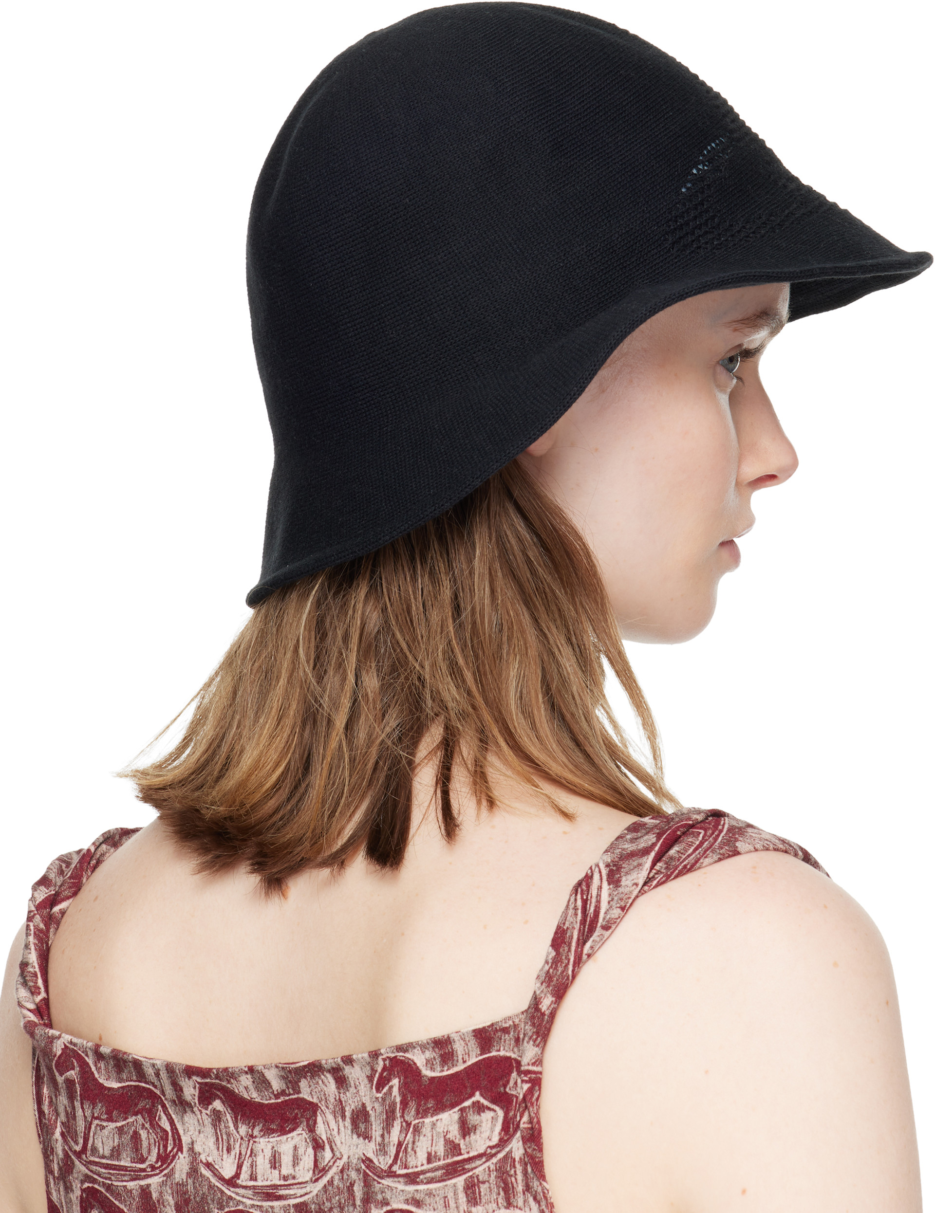 Vivienne Westwood: Black Thermo Bucket Hat | SSENSE