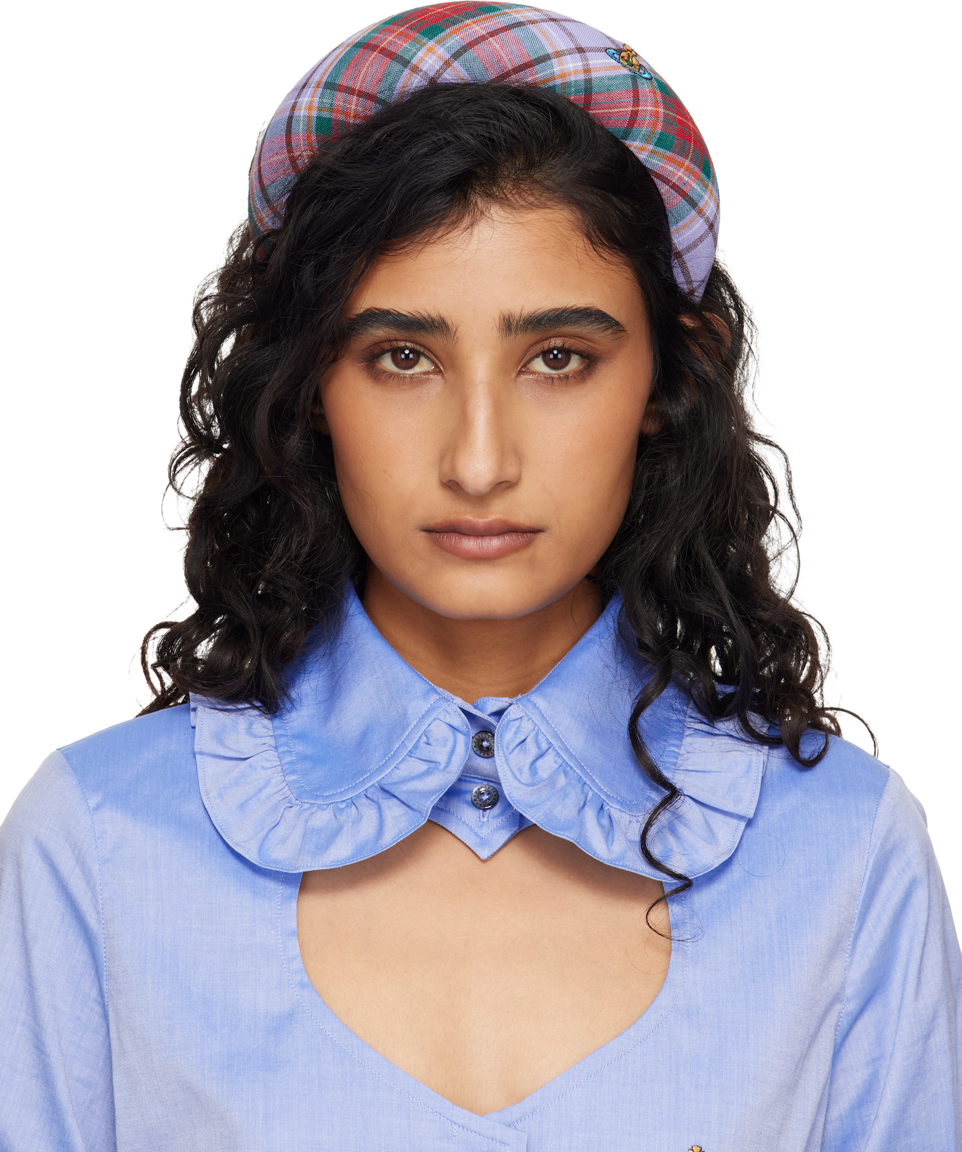 Vivienne Westwood: パープル＆レッド Louth Tartan ラージ