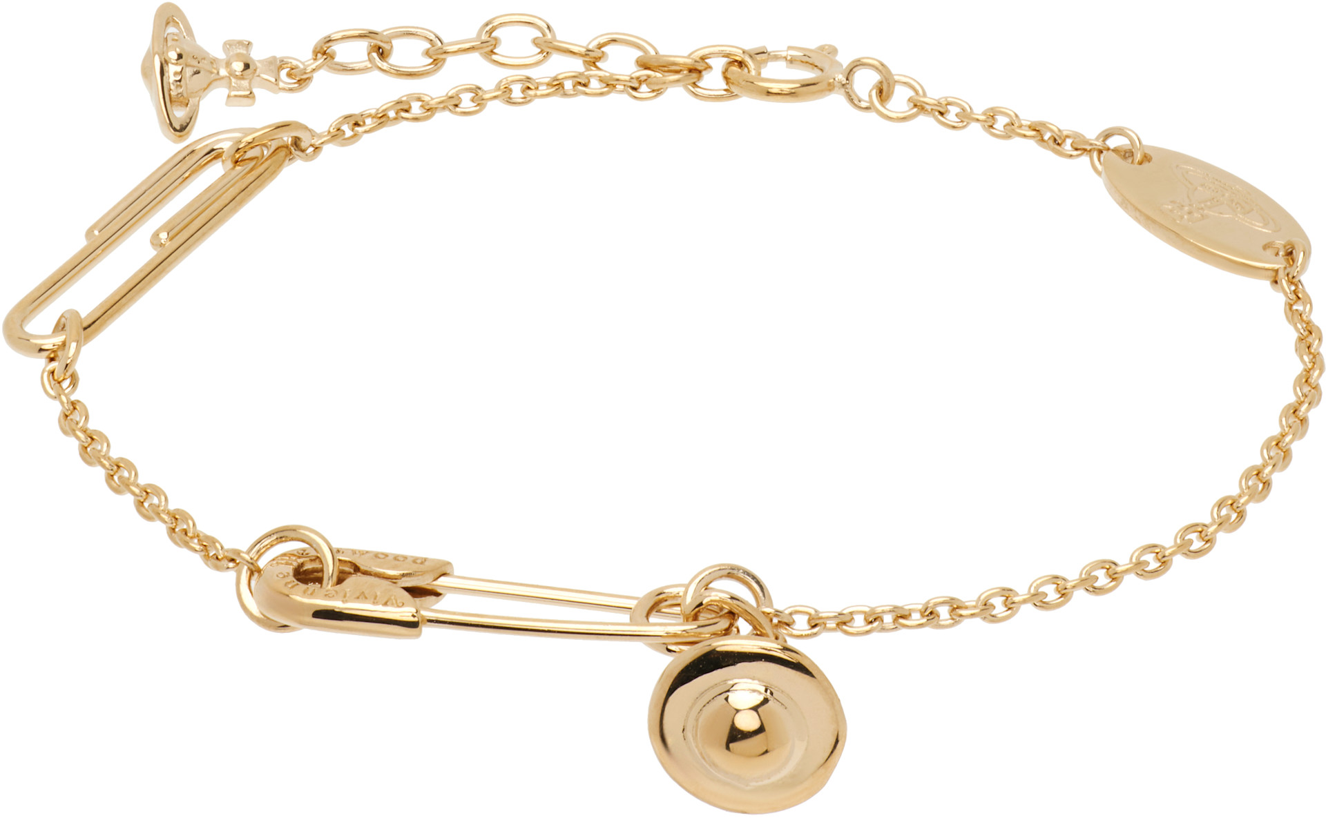 Vivienne Westwood: Safety Pin ブレスレット | SSENSE 日本