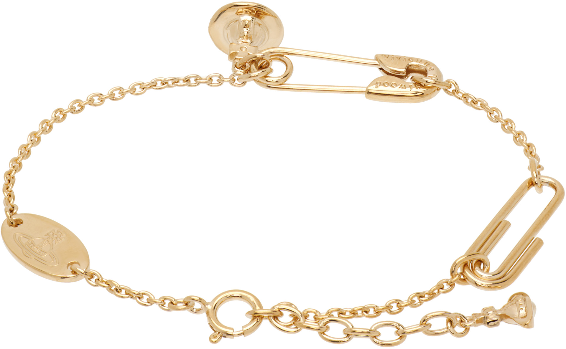 Vivienne Westwood: Safety Pin Bracelet | SSENSE