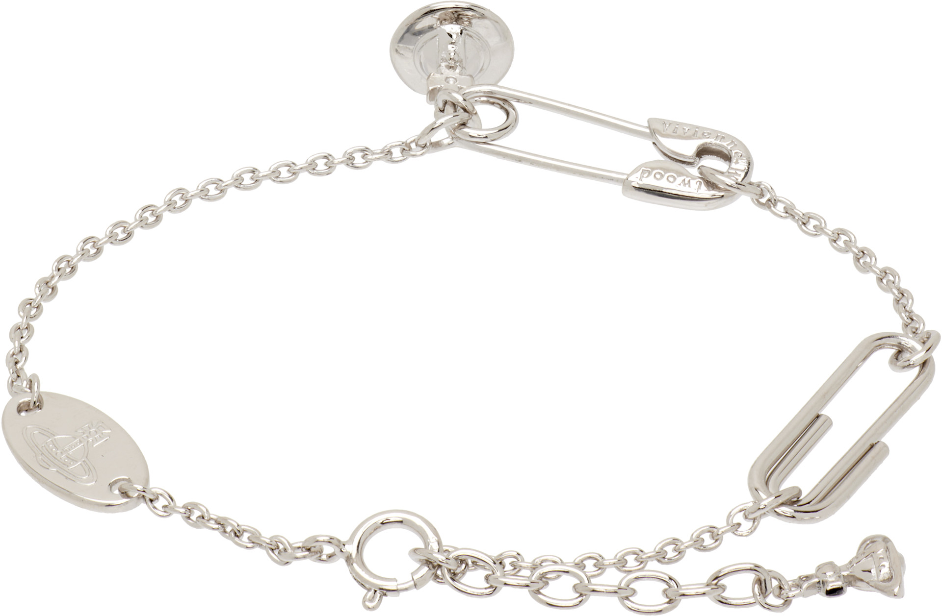 Vivienne Westwood: Safety Pin Bracelet | SSENSE