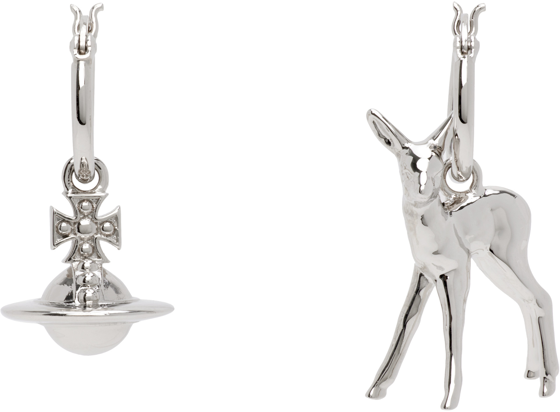 Vivienne Westwood ピアス KATE EARRINGS Vivienne Westwood: Monette Small Earrings | SSENSE