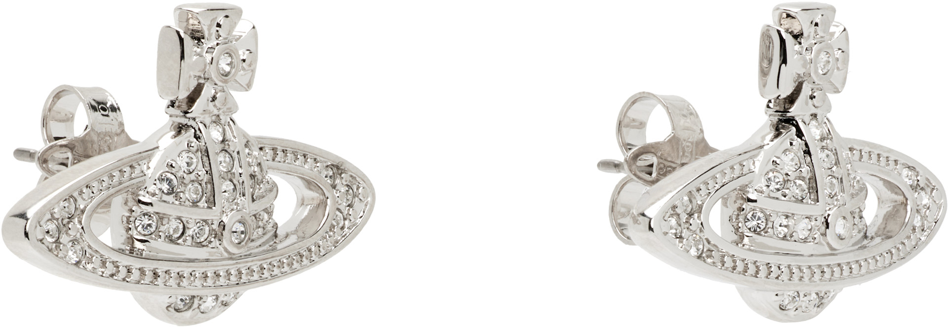 Vivienne Westwood: Mini Bas Relief Earrings | SSENSE