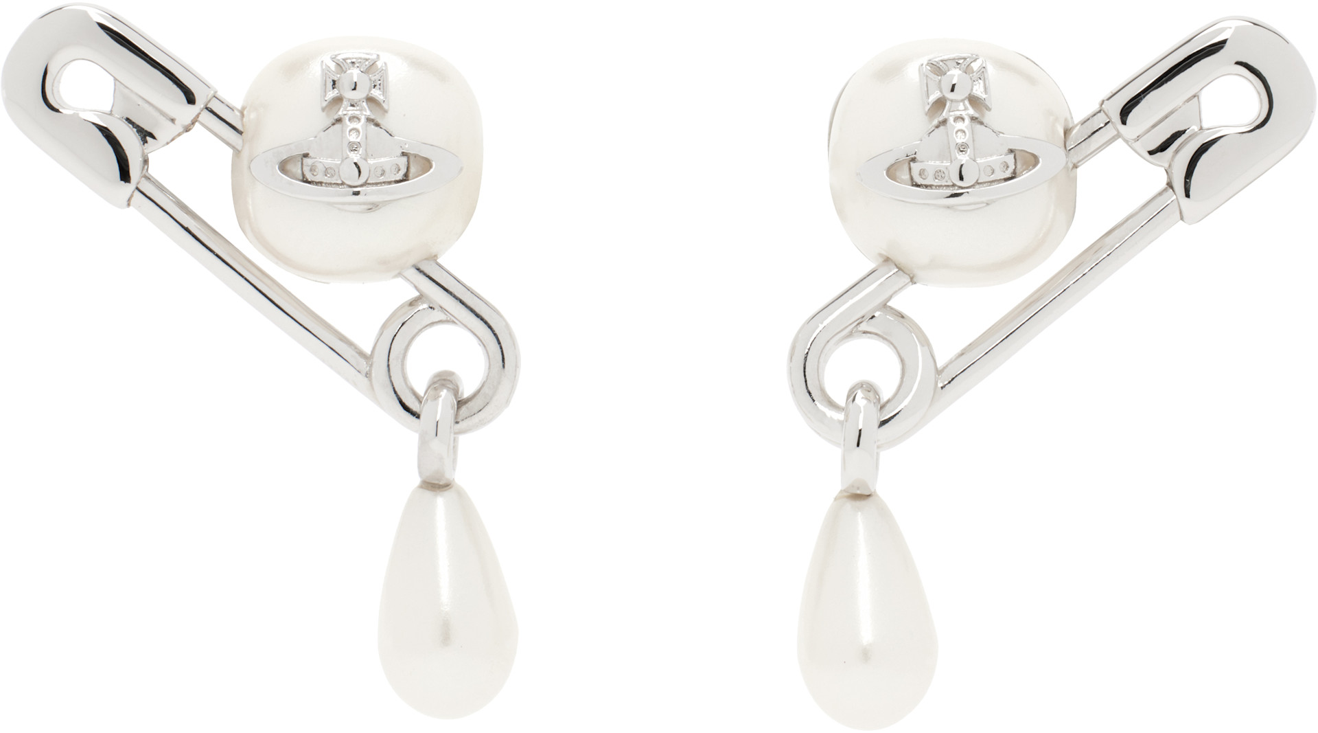 Vivienne Westwood: Claude Small Stud Earrings | SSENSE