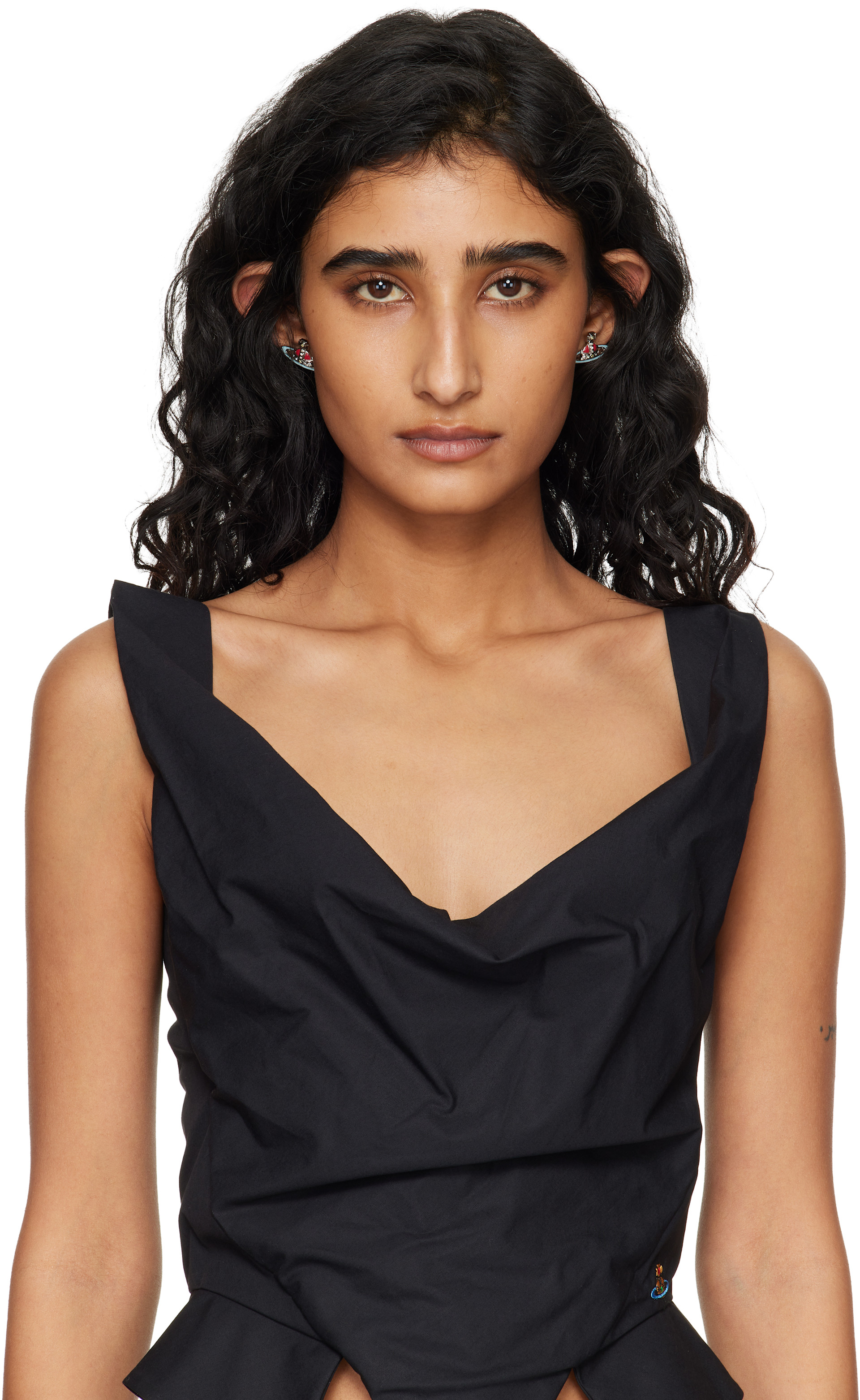 Vivienne Westwood: Small Neo Bas Relief Earrings | SSENSE