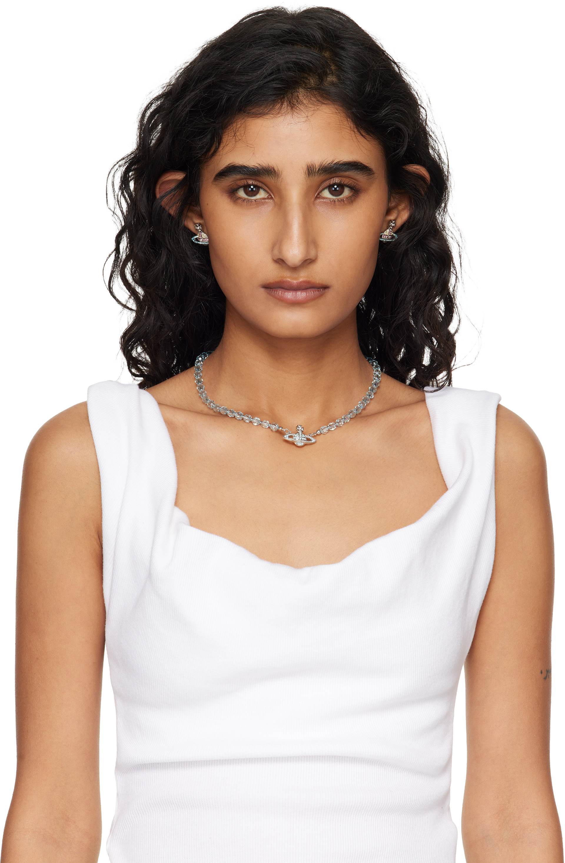 Vivienne Westwood: Messaline Choker Necklace | SSENSE