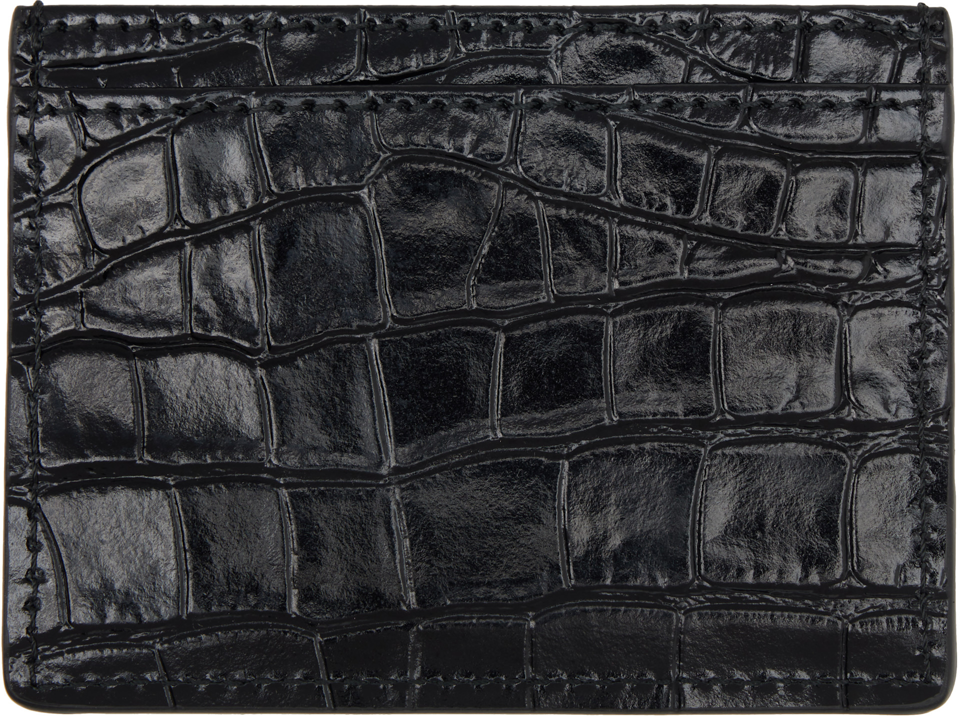 Vivienne Westwood: ブラック Flat カードケース | SSENSE 日本