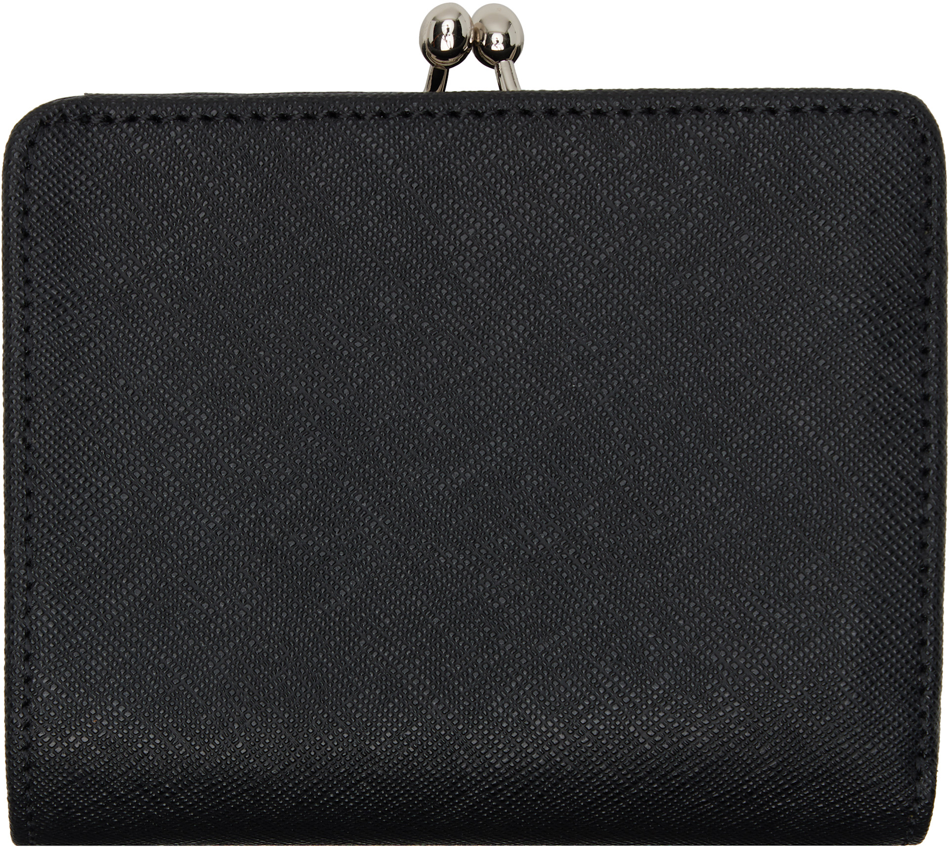 Vivienne Westwood: Black Leather Wallet | SSENSE Canada