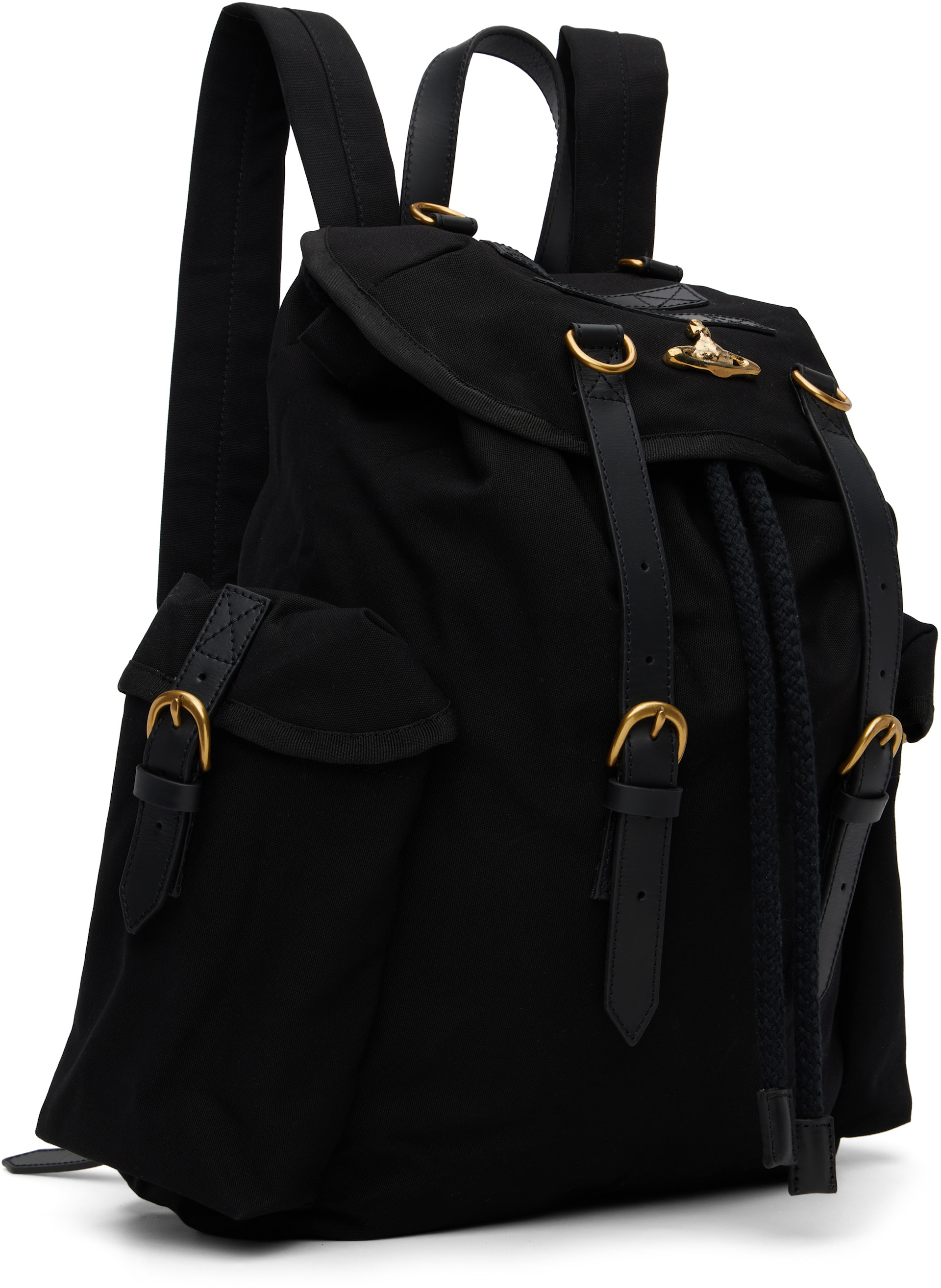 Vivienne Westwood: ブラック Highland バックパック | SSENSE 日本