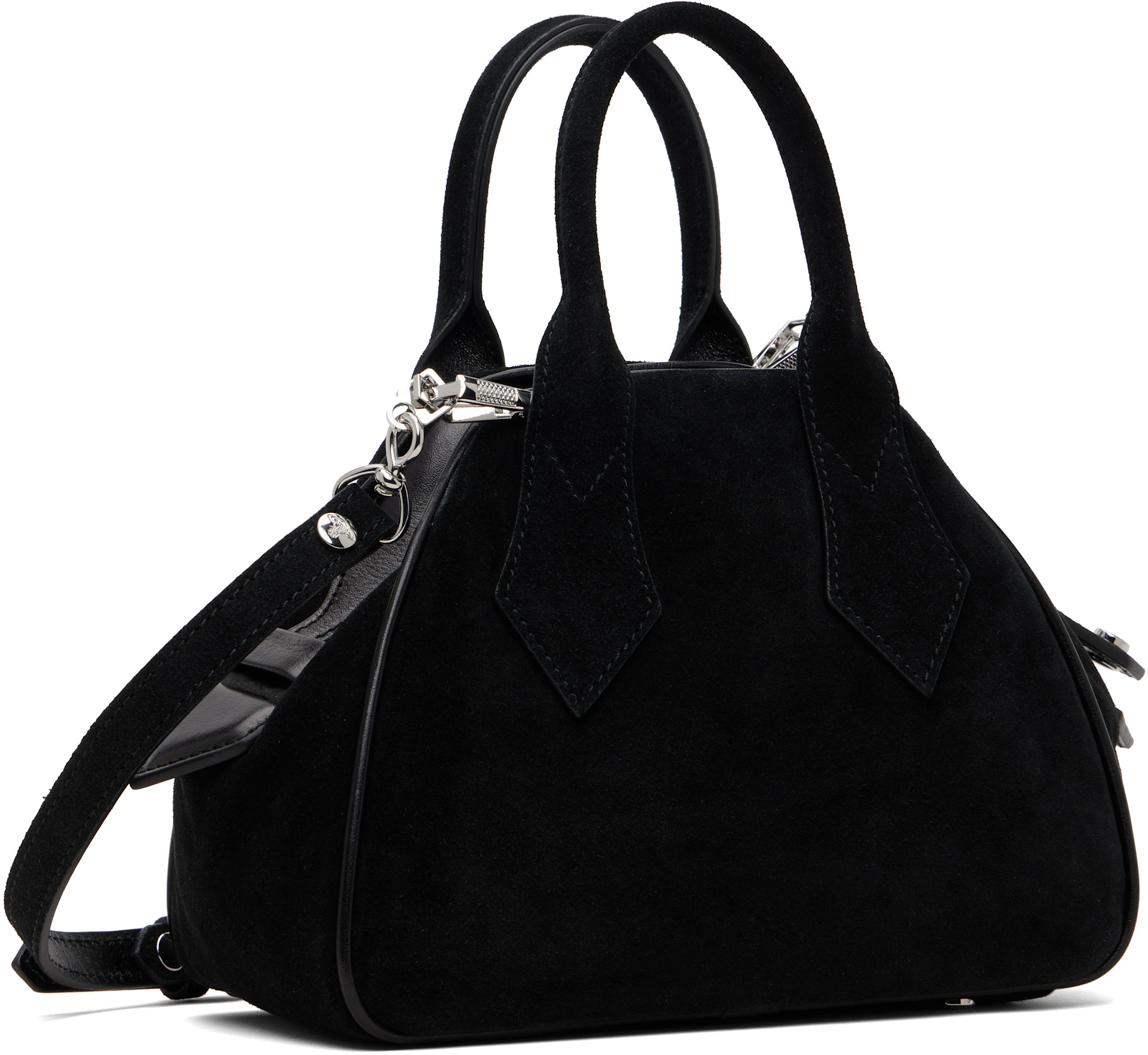 Vivienne Westwood: Black Yasmine Small Bag | SSENSE Canada
