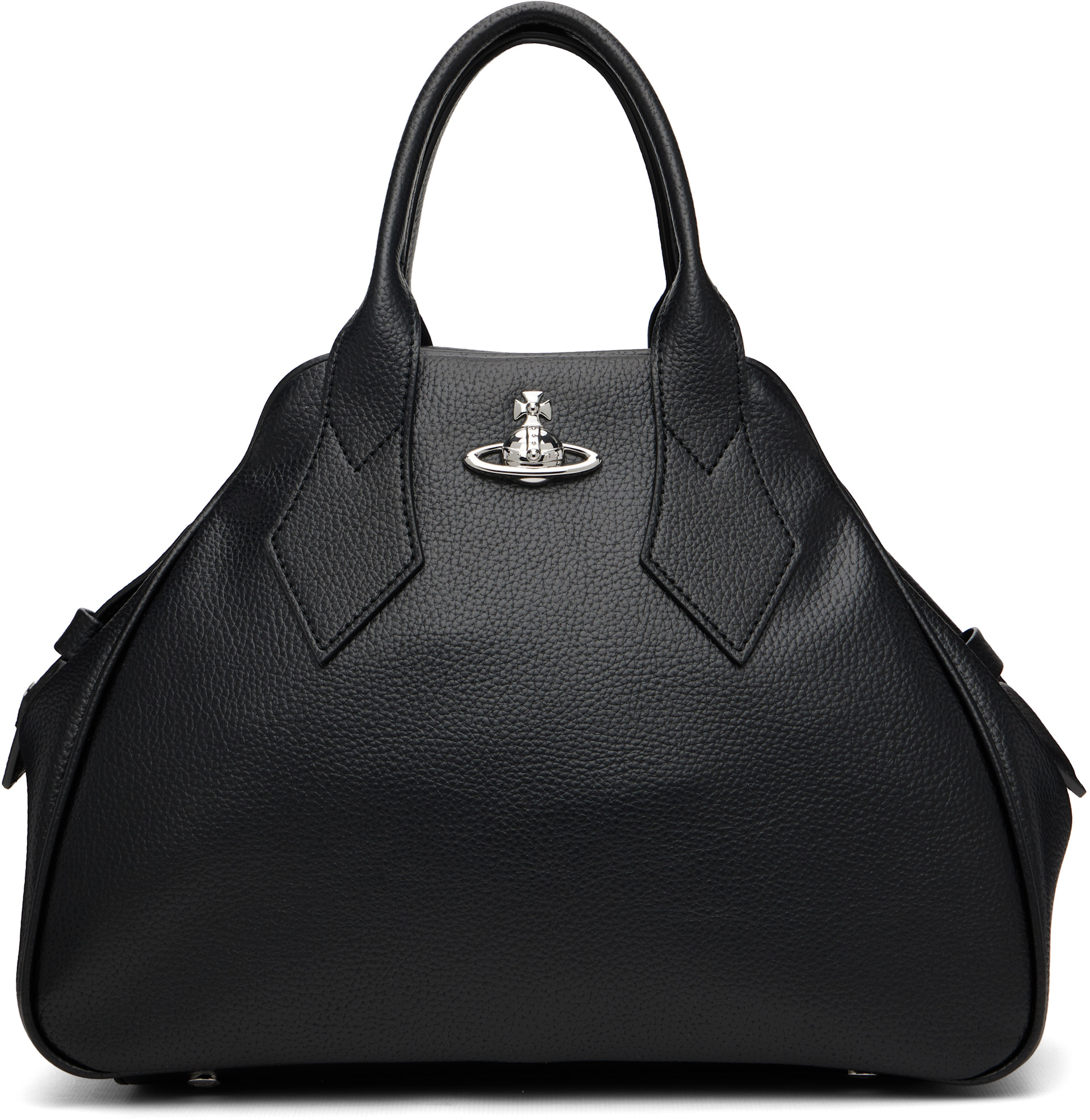 Vivienne Westwood: Black Yasmine Medium Bag | SSENSE