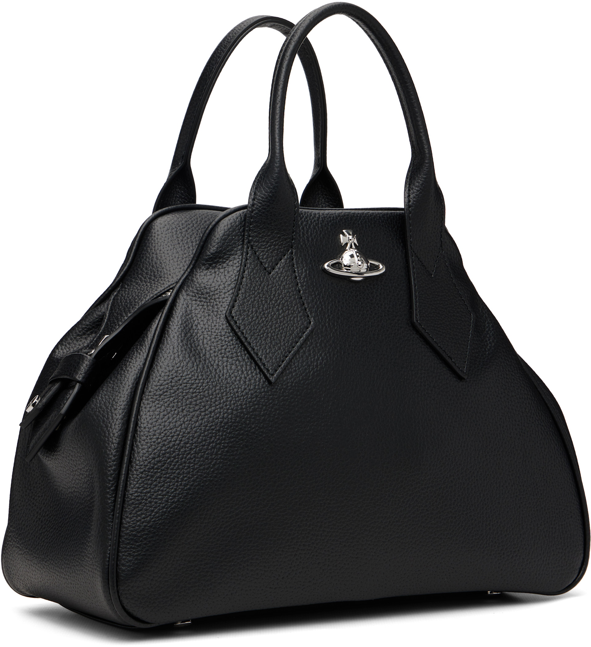 Vivienne Westwood: Black Yasmine Medium Bag | SSENSE