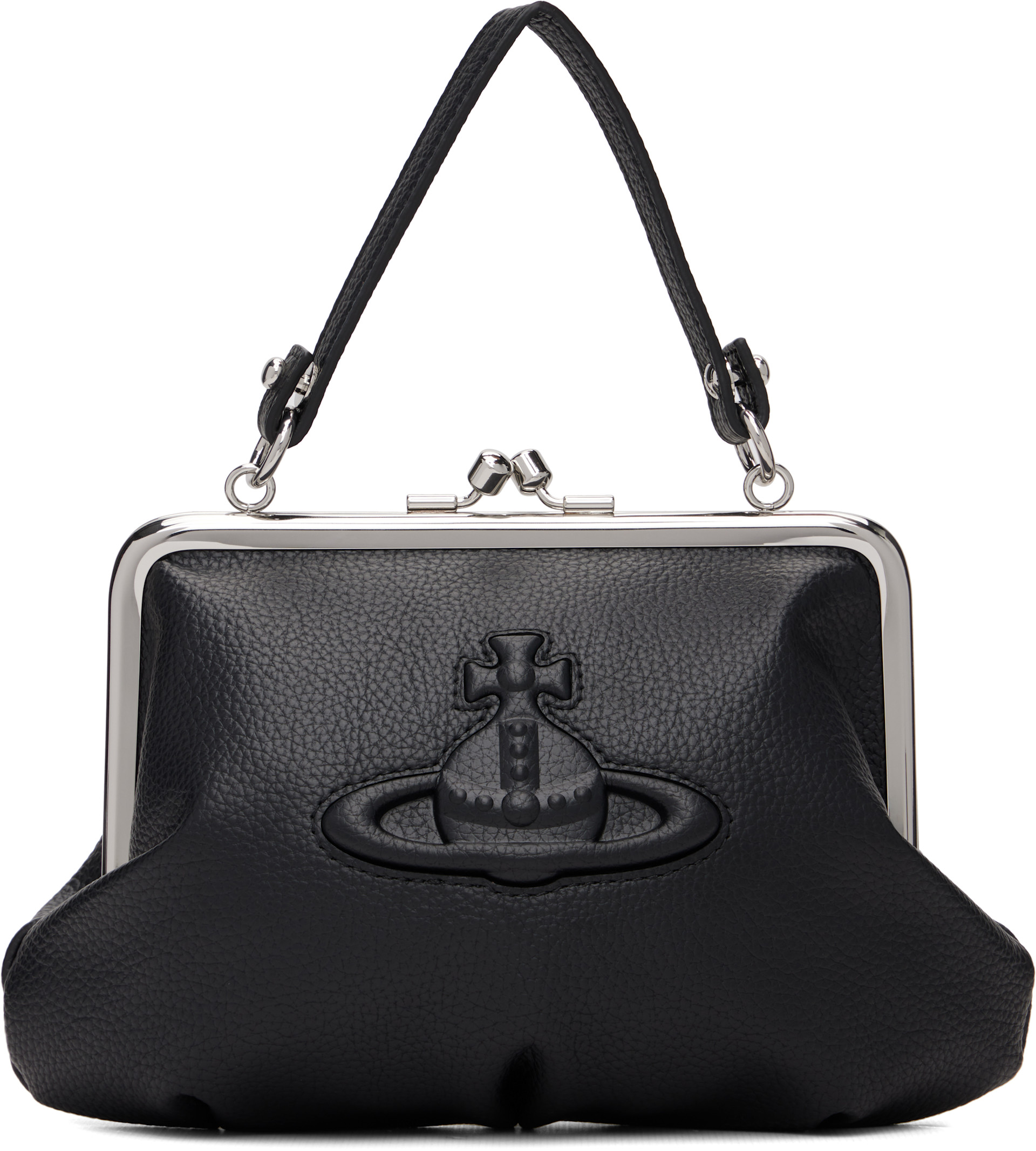Vivienne Westwood バック Vivienne Westwood: Black Granny Frame Bag | SSENSE
