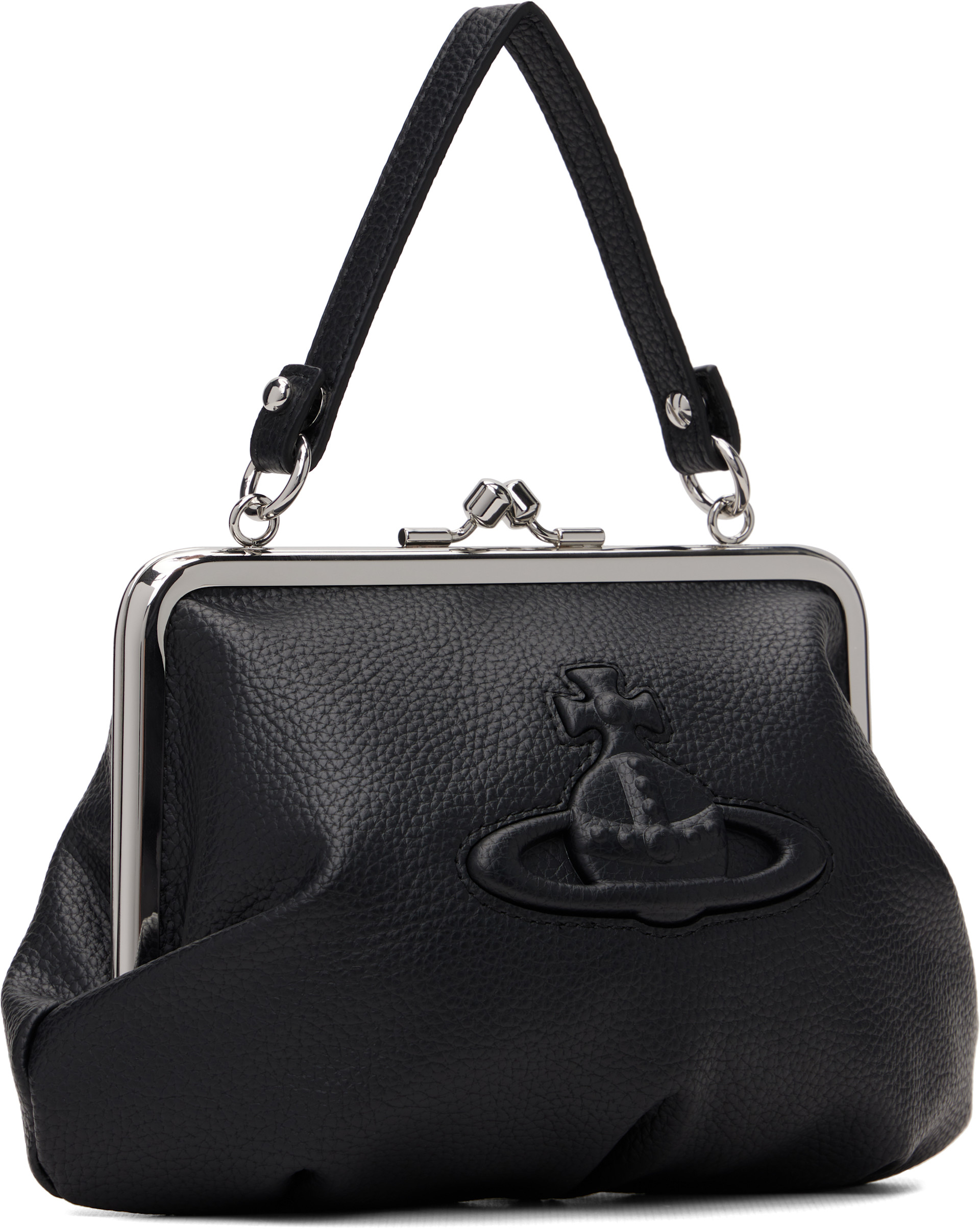 Vivienne Westwood: Black Granny Frame Bag | SSENSE