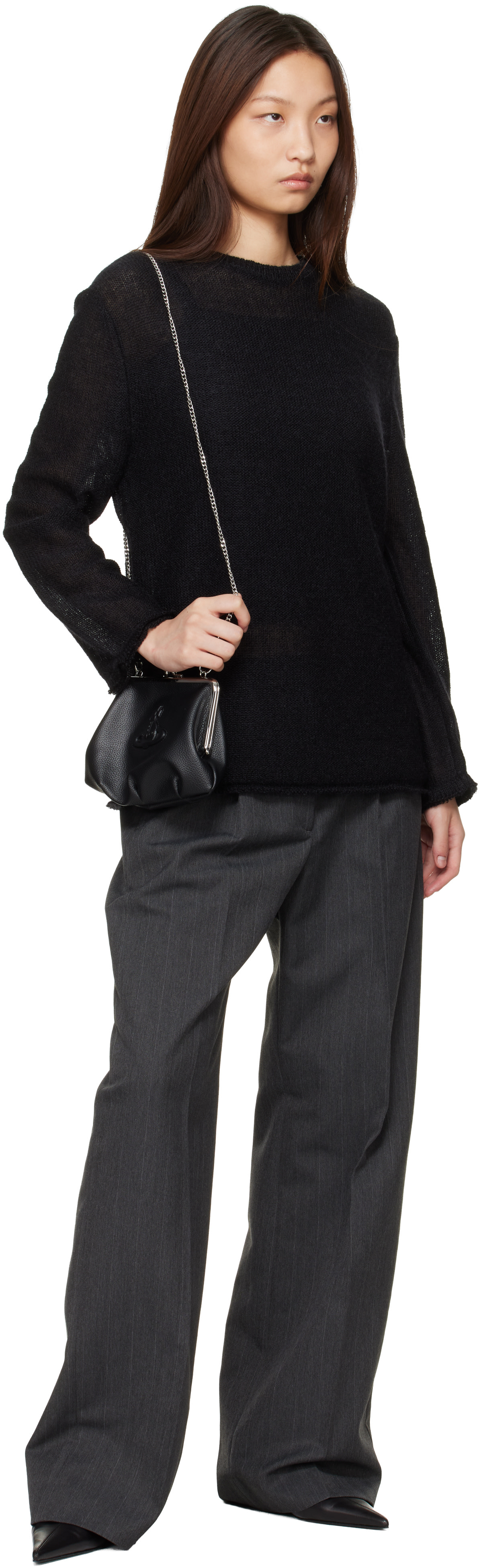 Vivienne Westwood: Black Granny Frame Bag | SSENSE