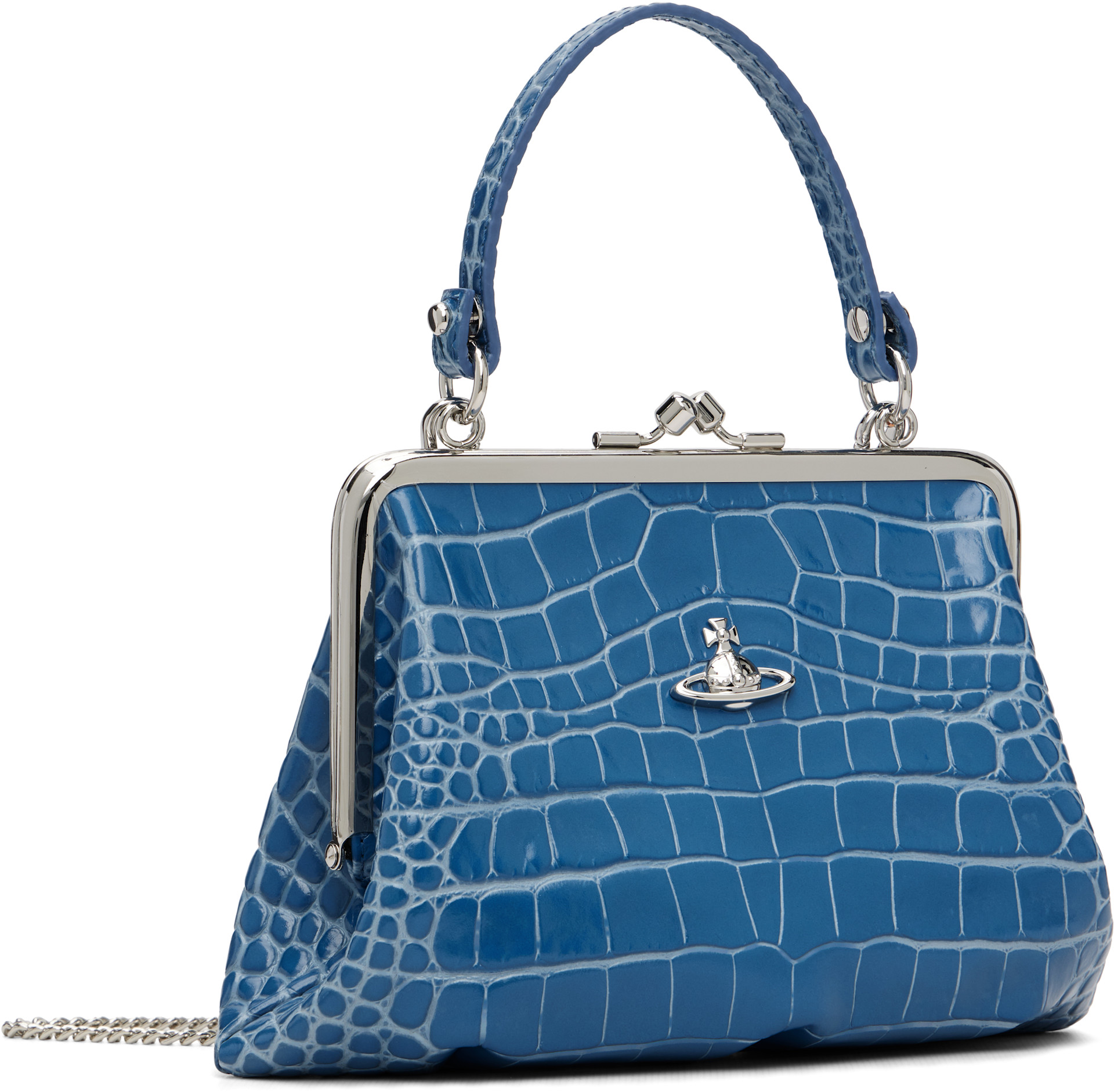 Vivienne Westwood: Blue Granny Frame Bag | SSENSE
